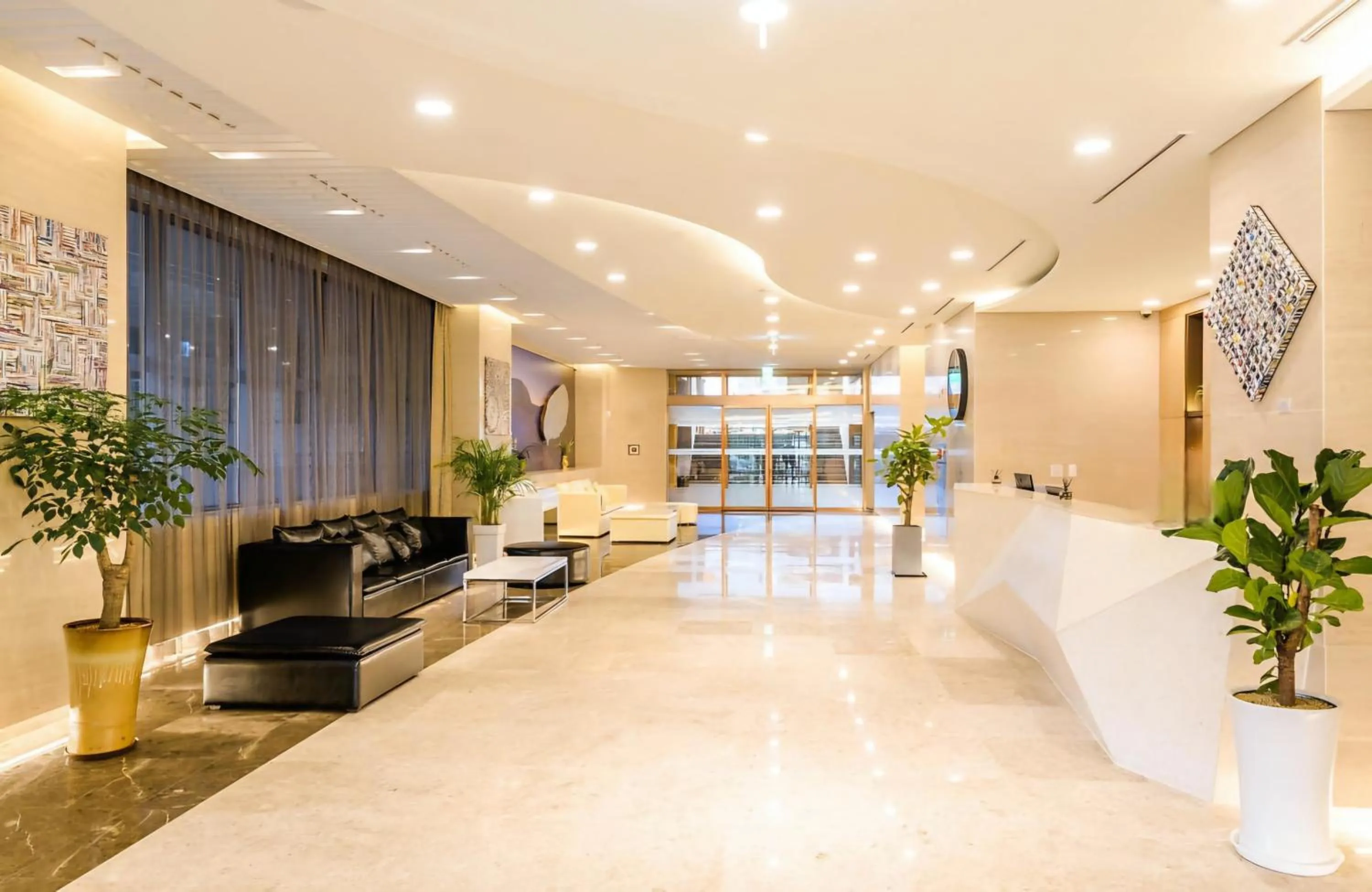 Lobby or reception in Asia Hotel Jeju