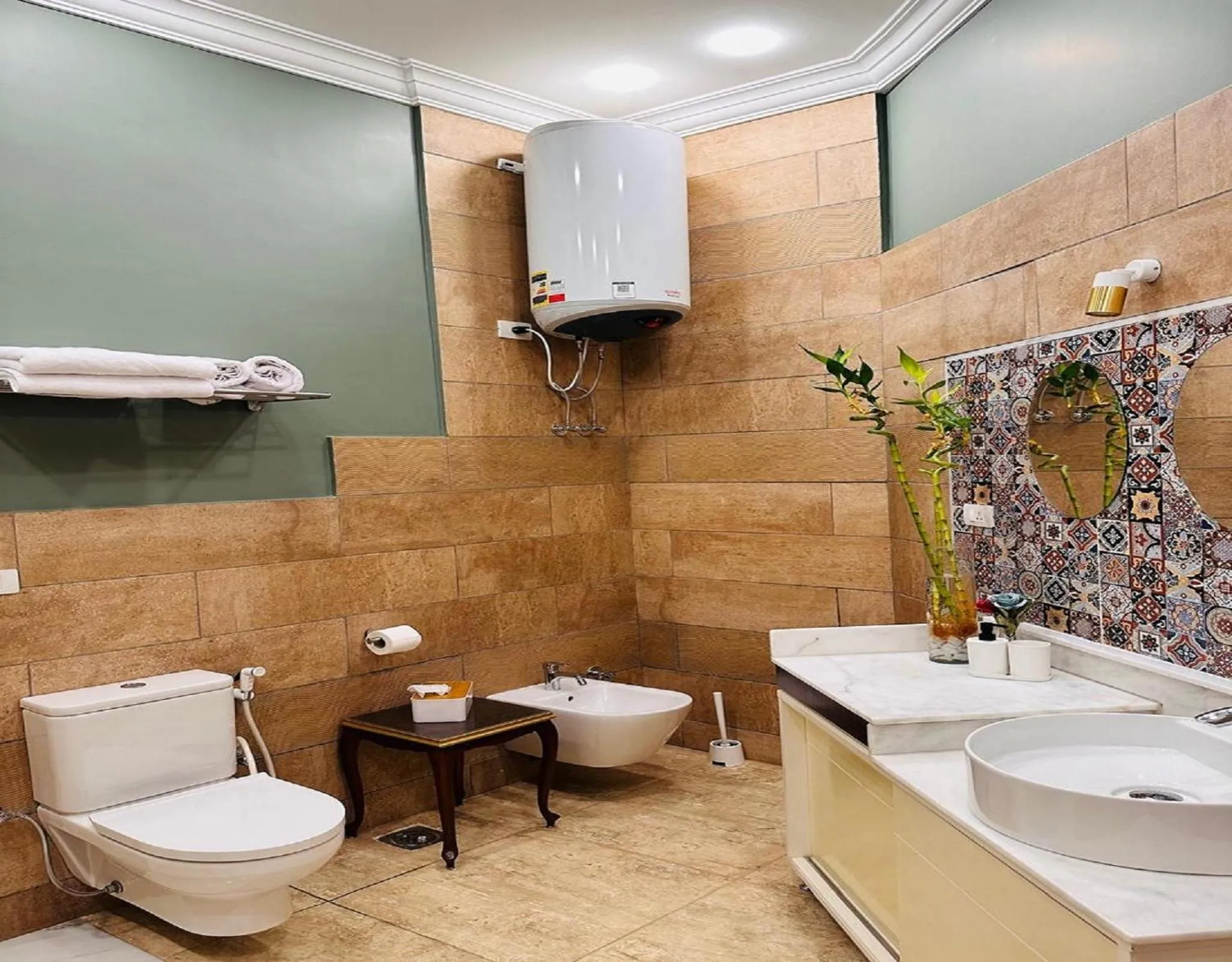 Bathroom in GA Plus Hotel in the heart of Cairo