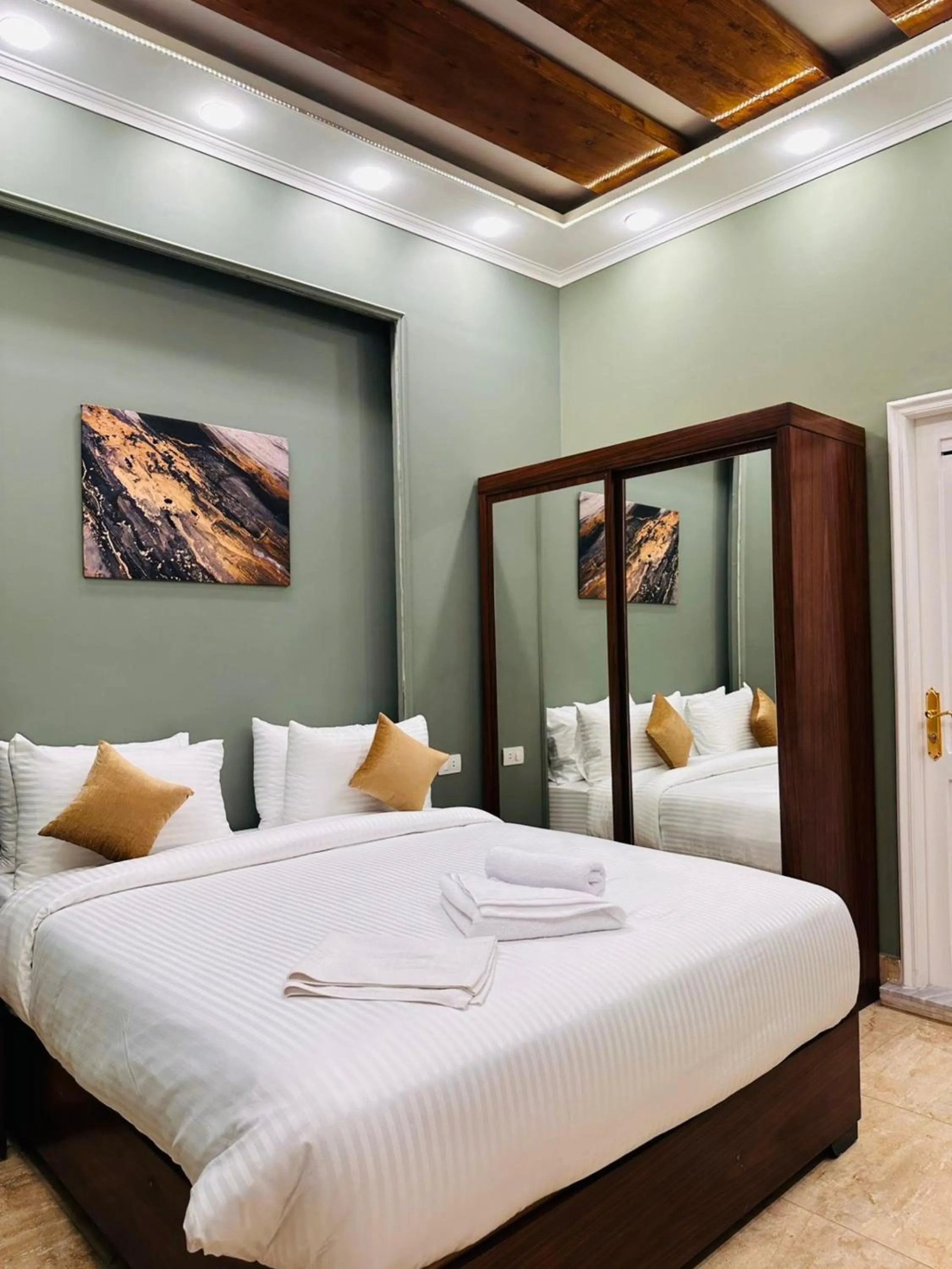 Bed in GA Plus Hotel in the heart of Cairo