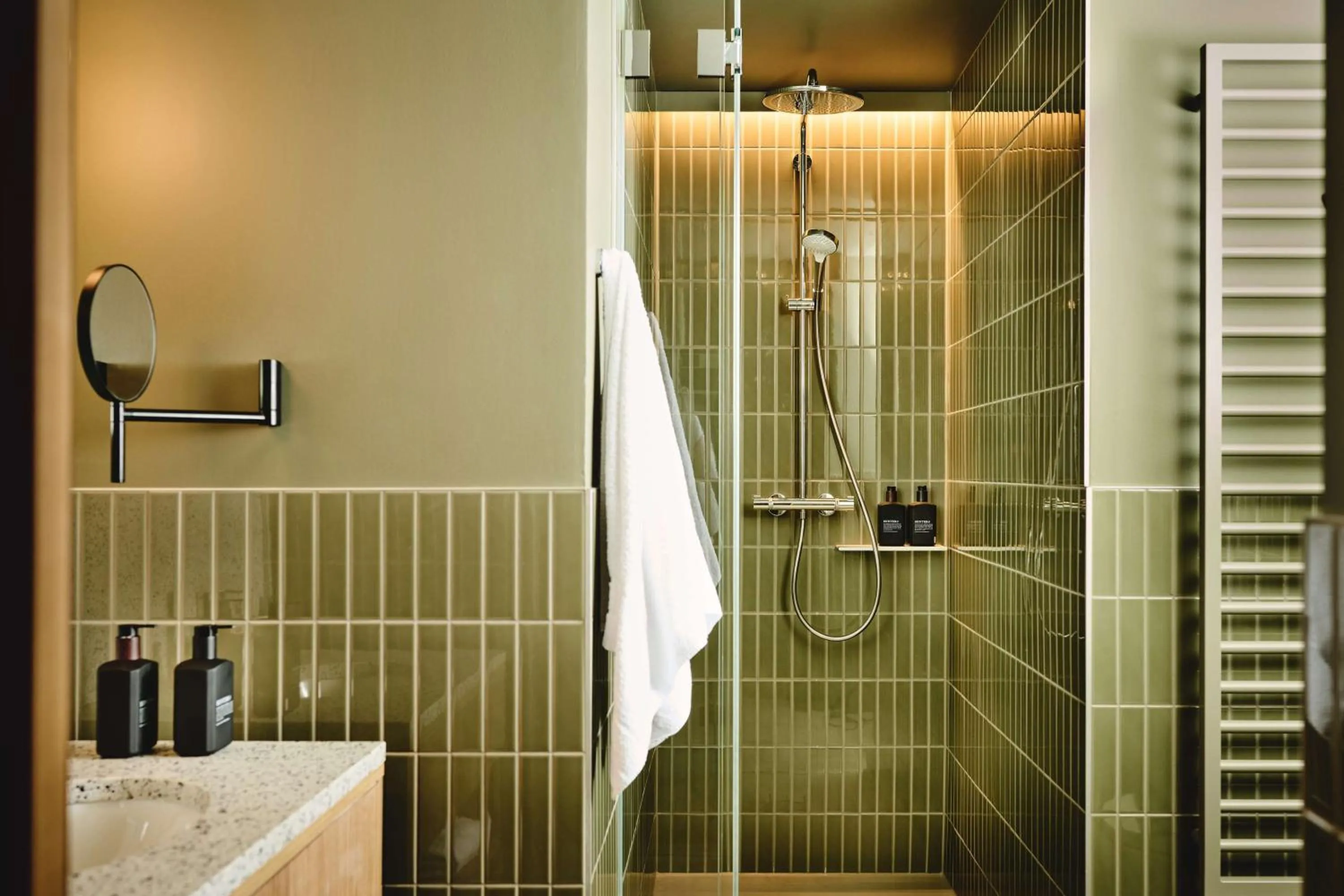 Bathroom in A by Adina Vienna Danube