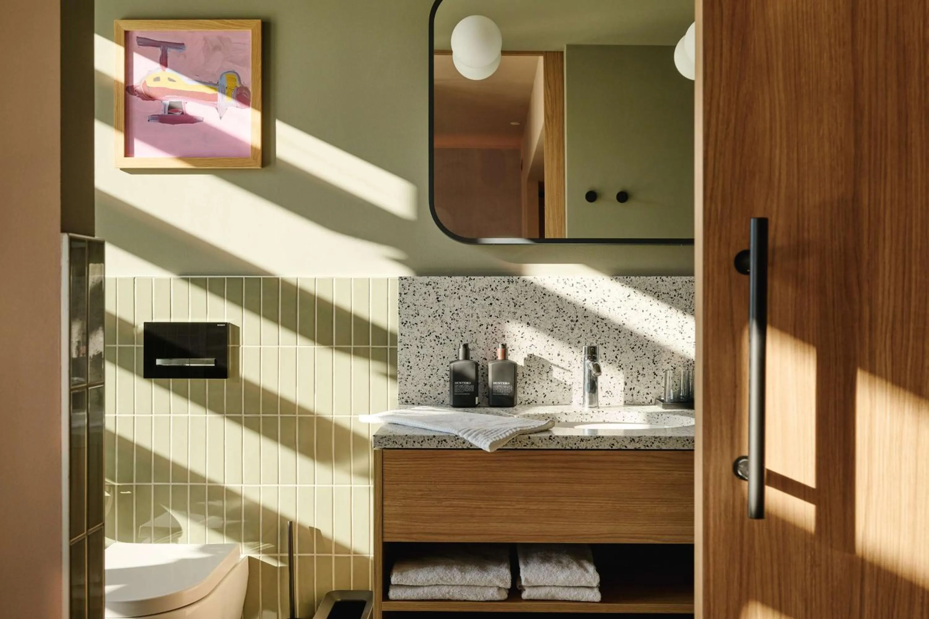 Bathroom in A by Adina Vienna Danube