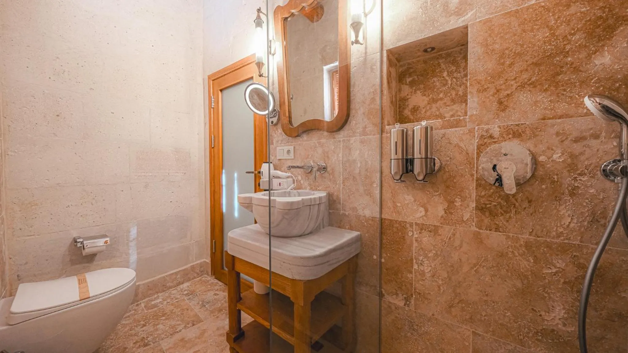 Shower in Logos Cave Cappadocia - Adults Only