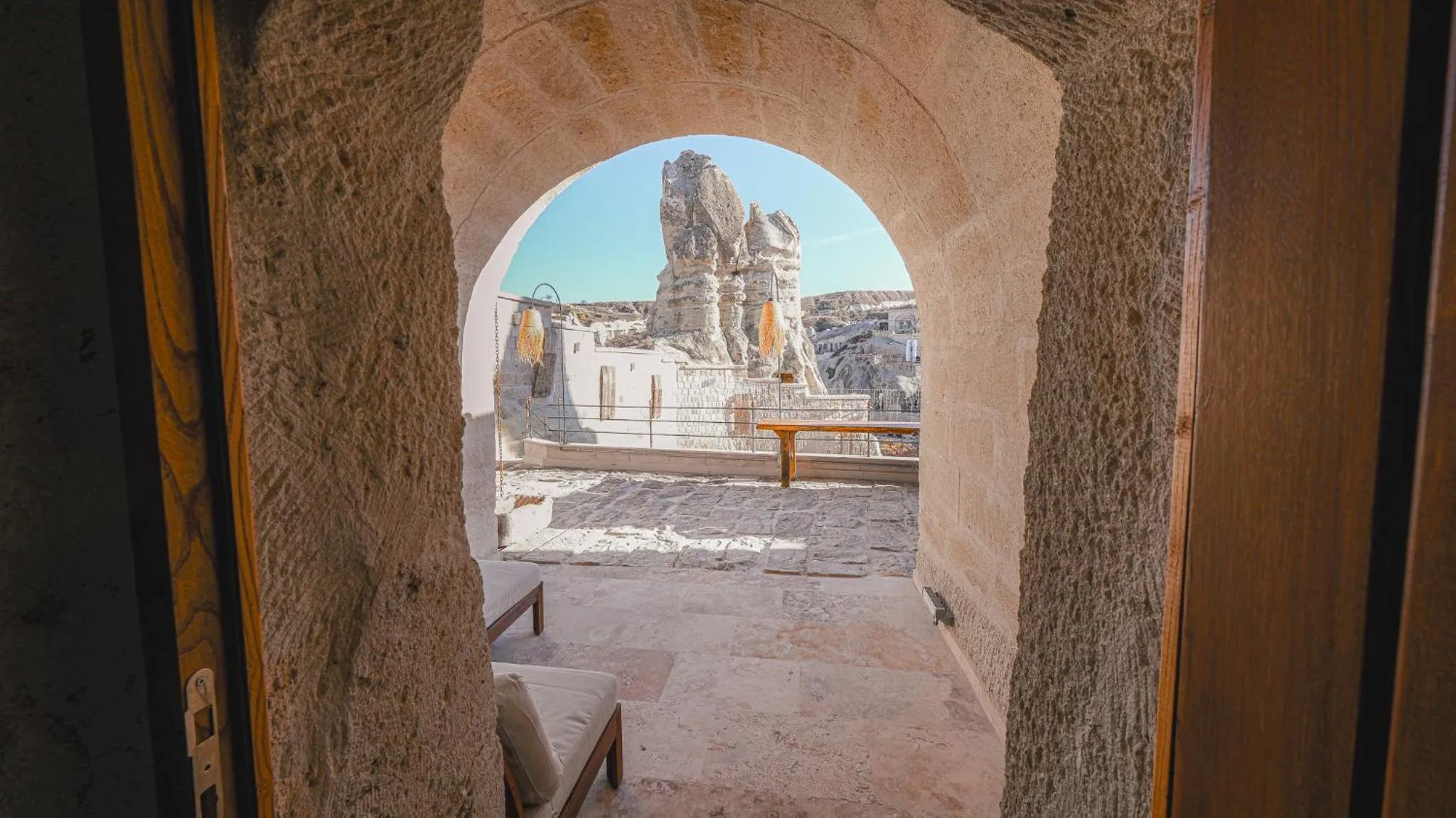 Patio in Logos Cave Cappadocia - Adults Only