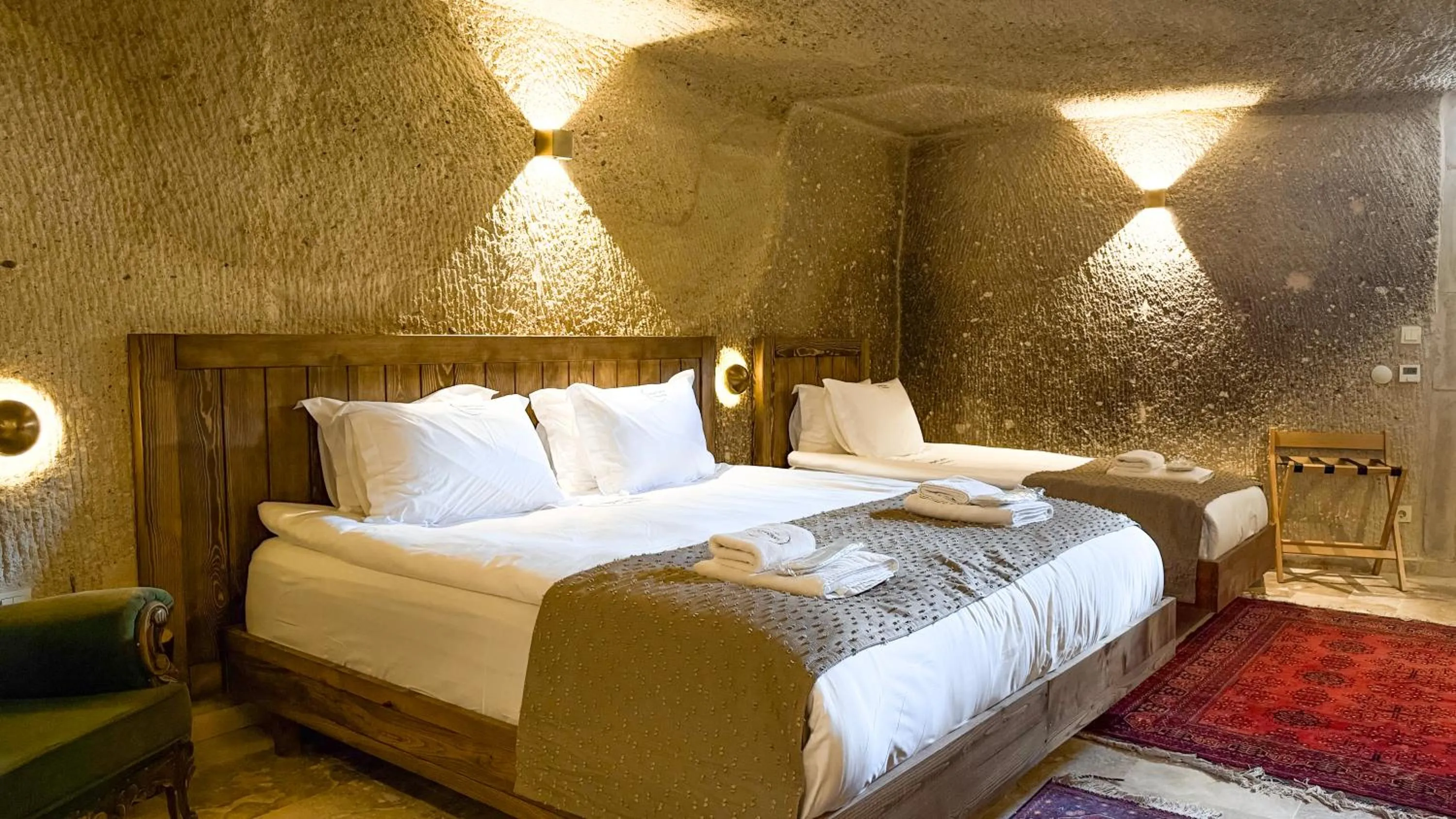 Bed in Logos Cave Cappadocia - Adults Only