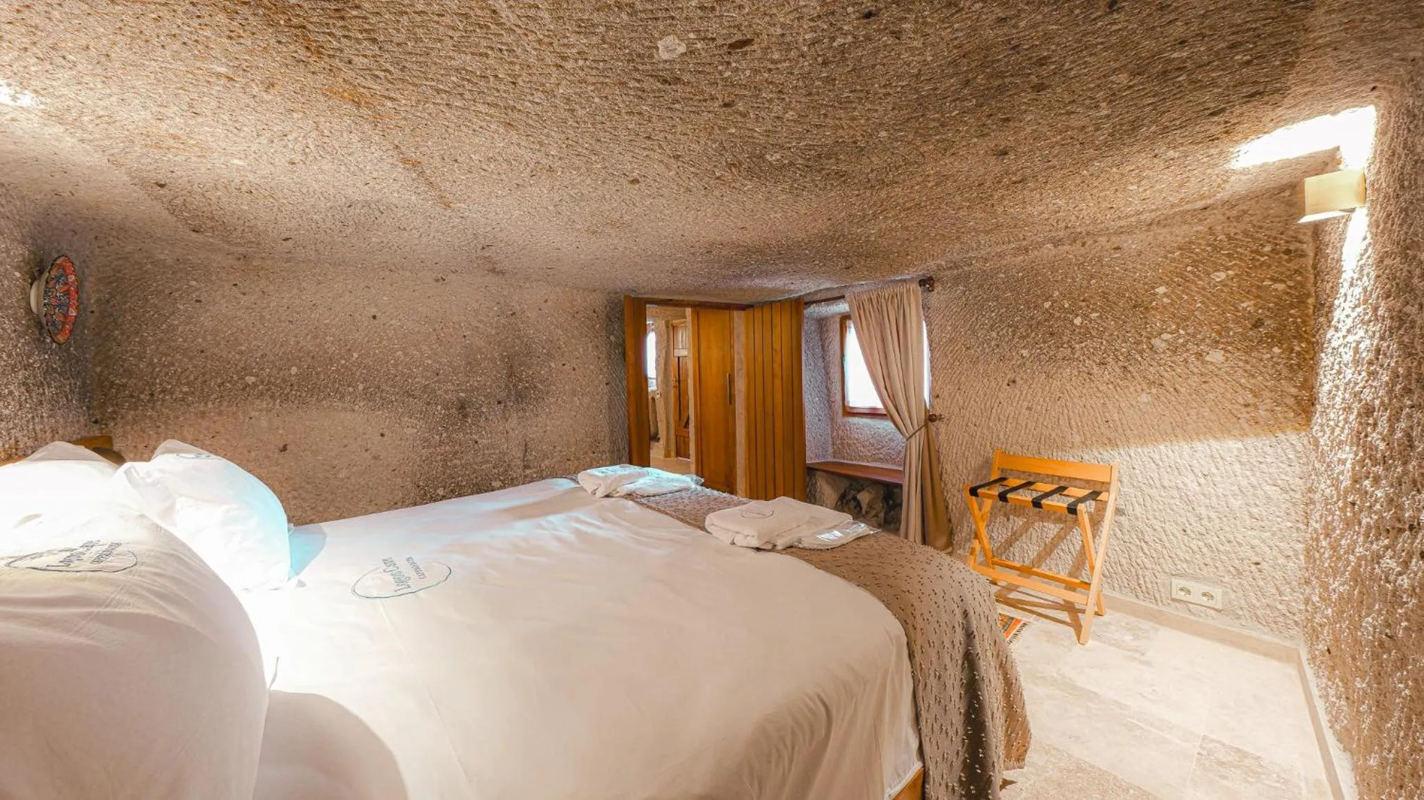 Bed in Logos Cave Cappadocia - Adults Only