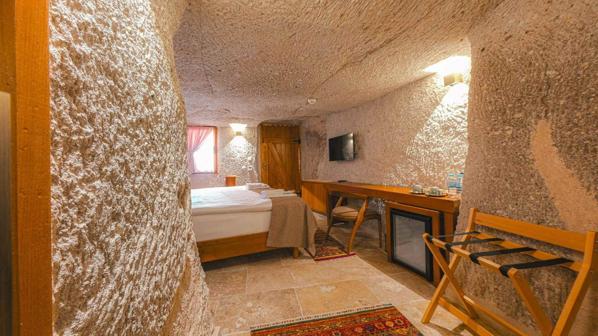 Bed in Logos Cave Cappadocia - Adults Only