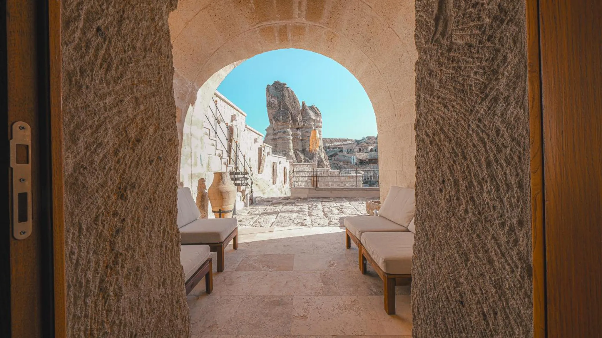 Patio in Logos Cave Cappadocia - Adults Only