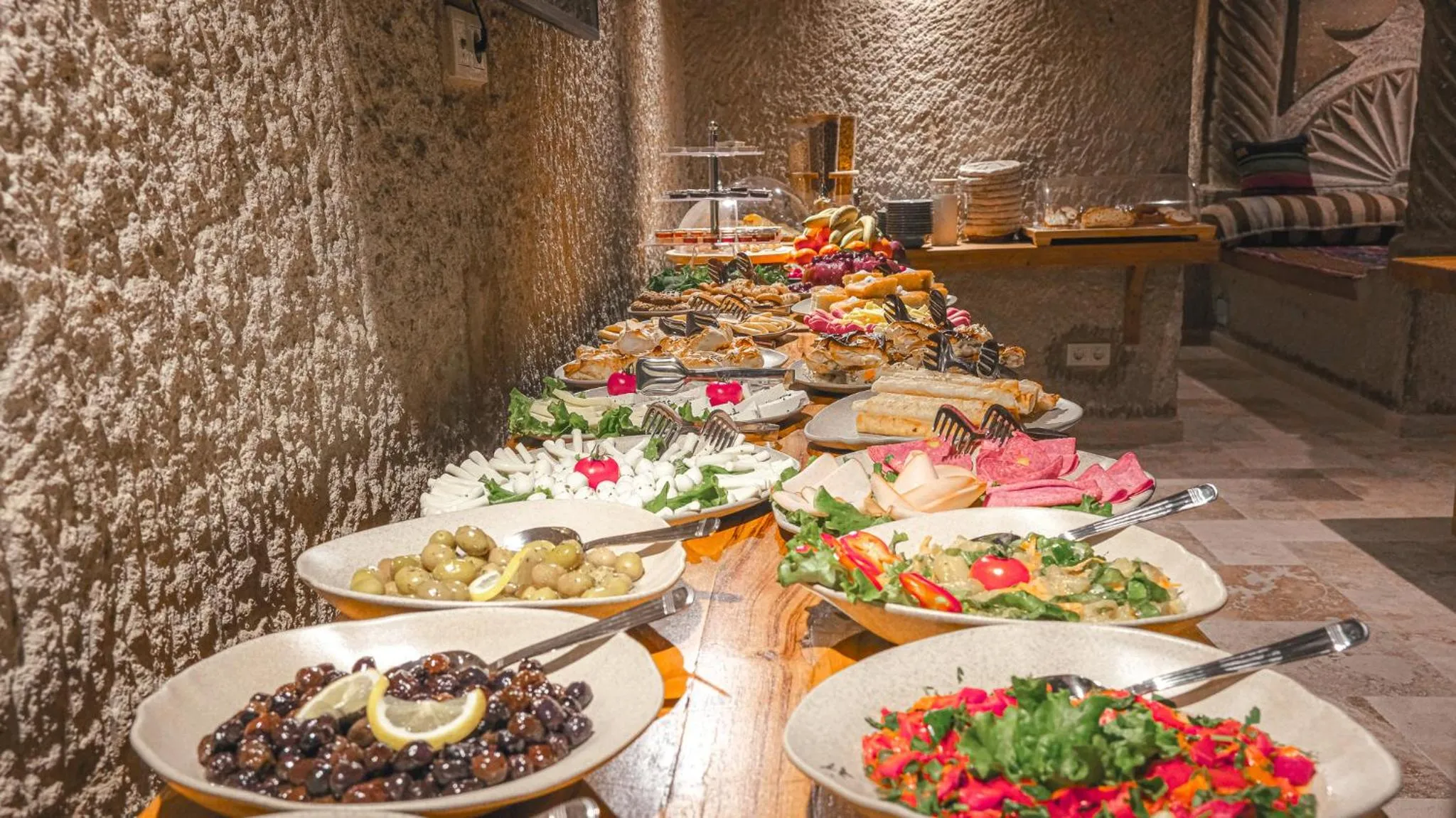 Buffet breakfast in Logos Cave Cappadocia - Adults Only