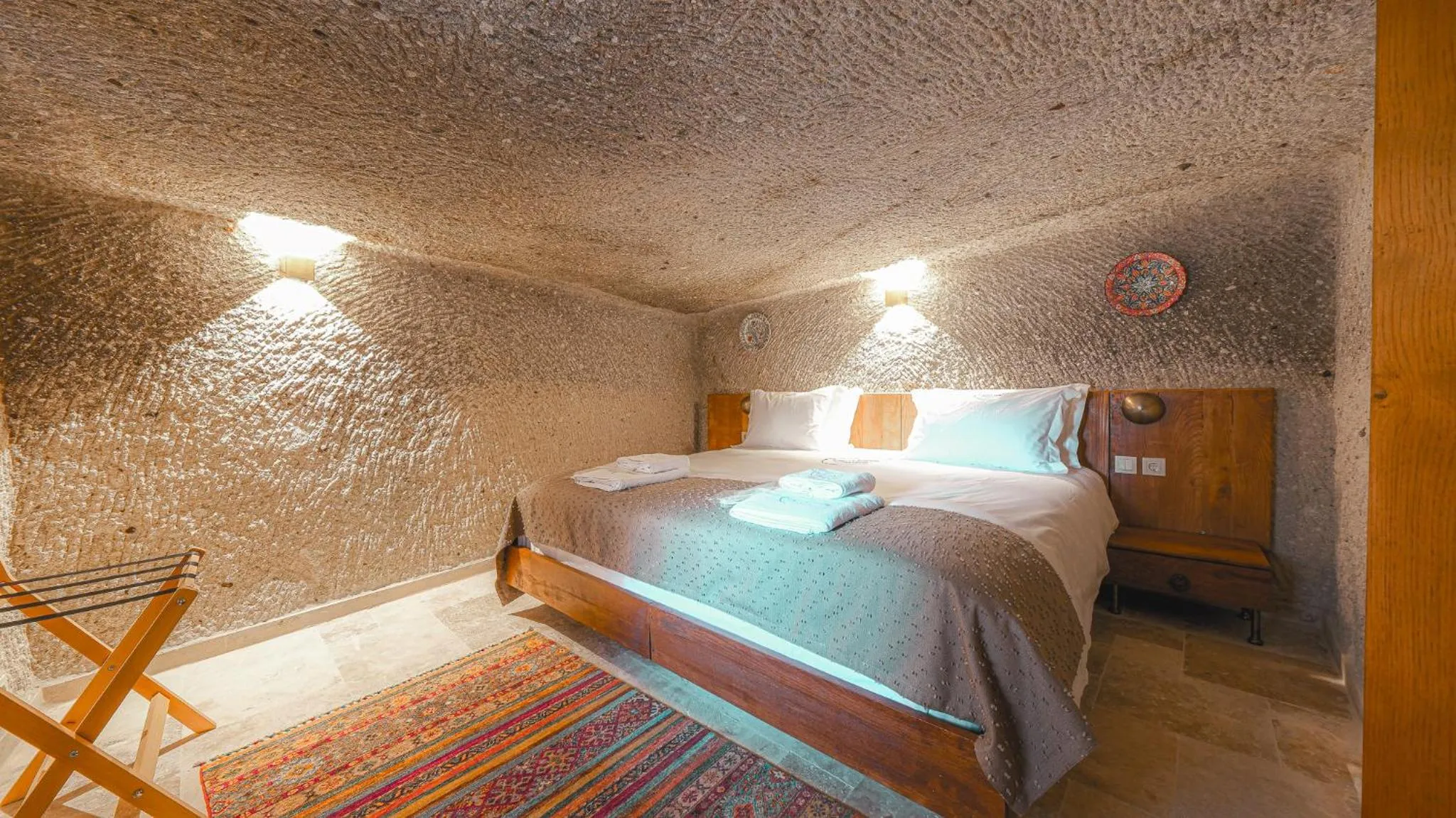 Bed in Logos Cave Cappadocia - Adults Only