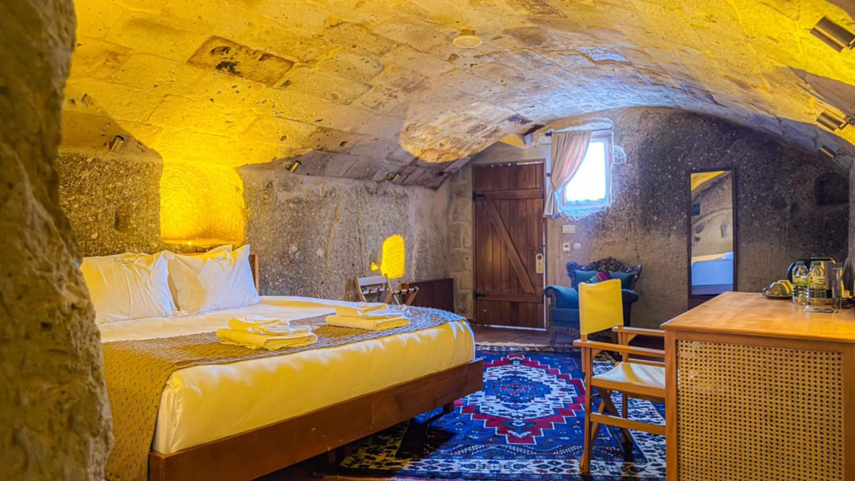Bed in Logos Cave Cappadocia - Adults Only