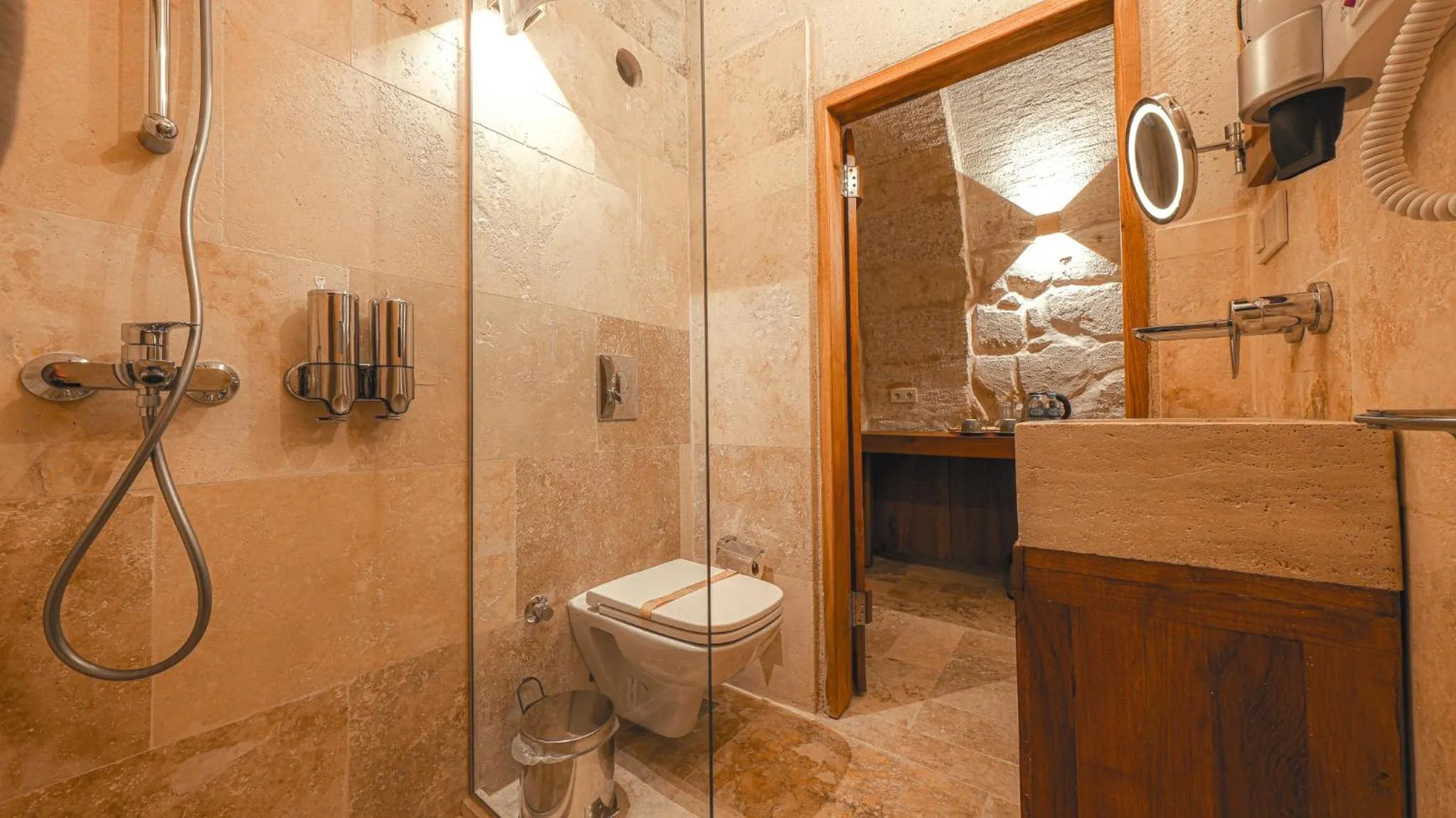 Shower in Logos Cave Cappadocia - Adults Only