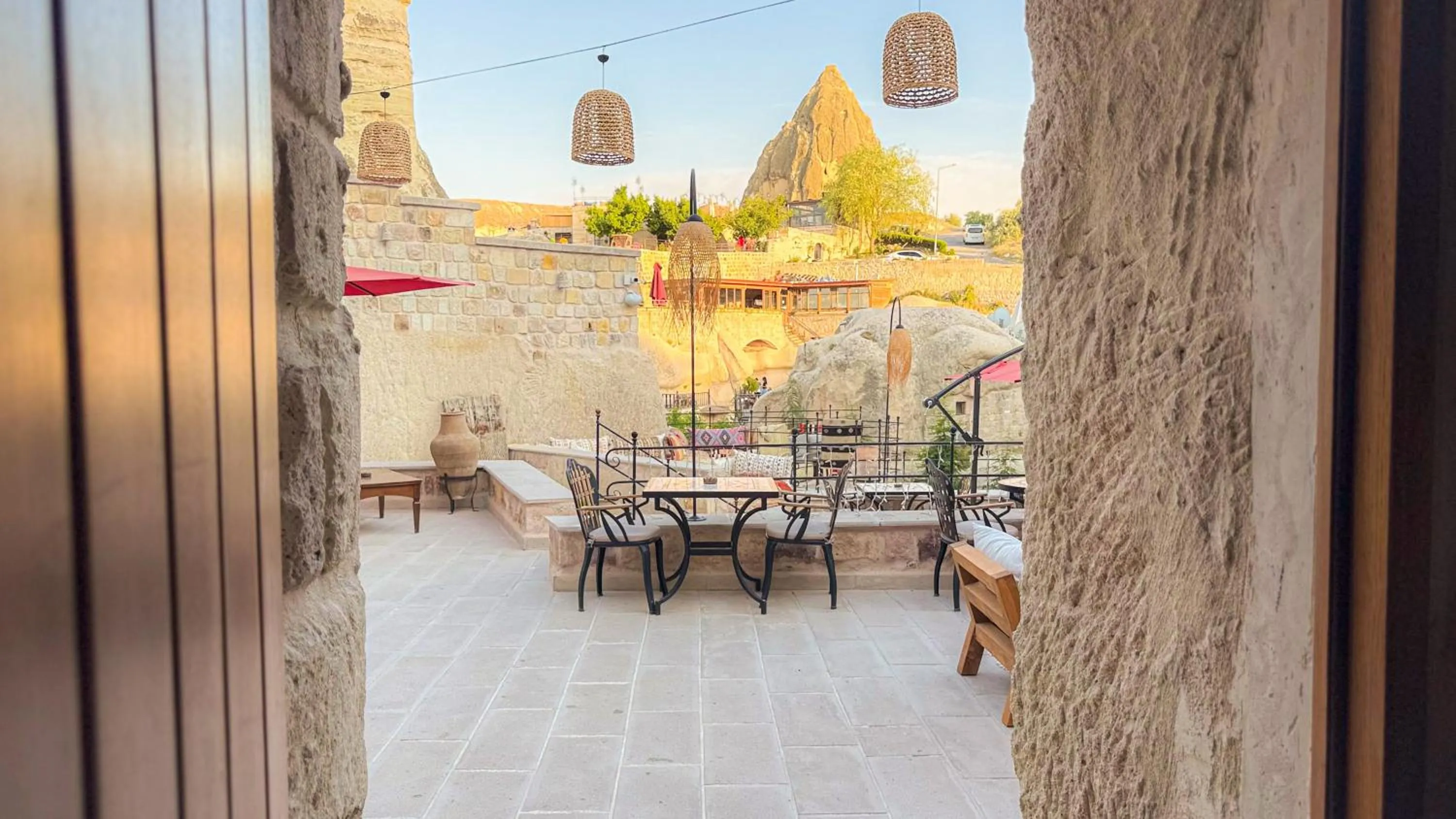 Patio in Logos Cave Cappadocia - Adults Only