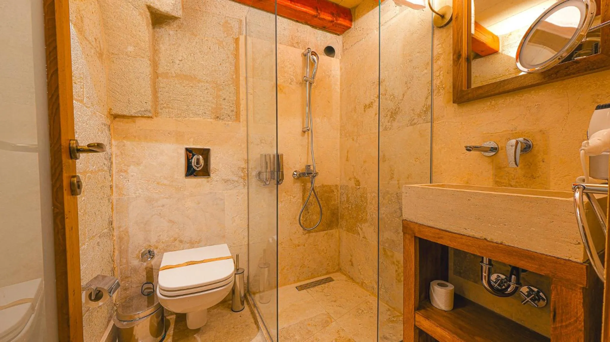 Shower in Logos Cave Cappadocia - Adults Only