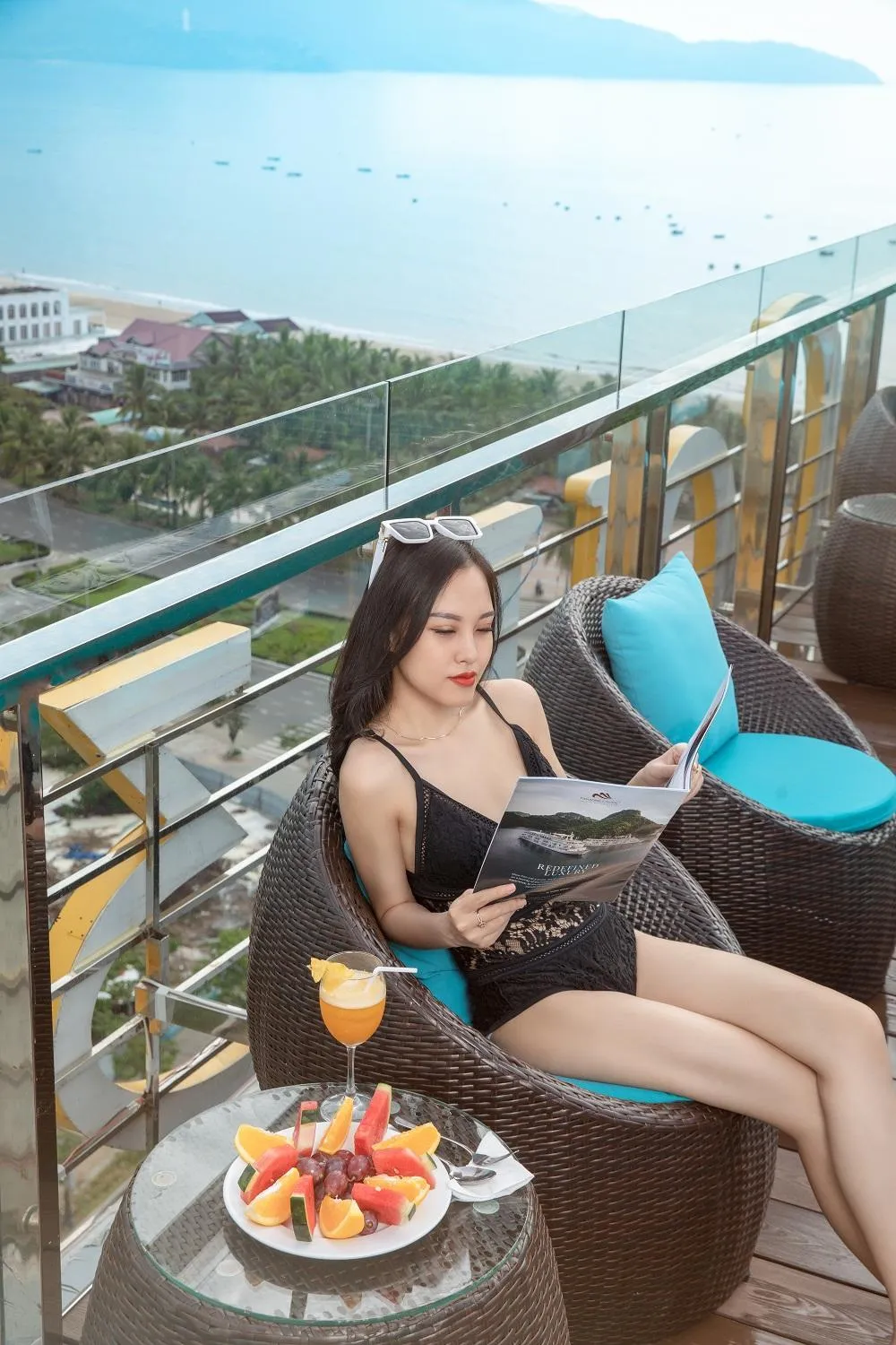 Balcony/Terrace in KOVA Diamond Hotel Da Nang