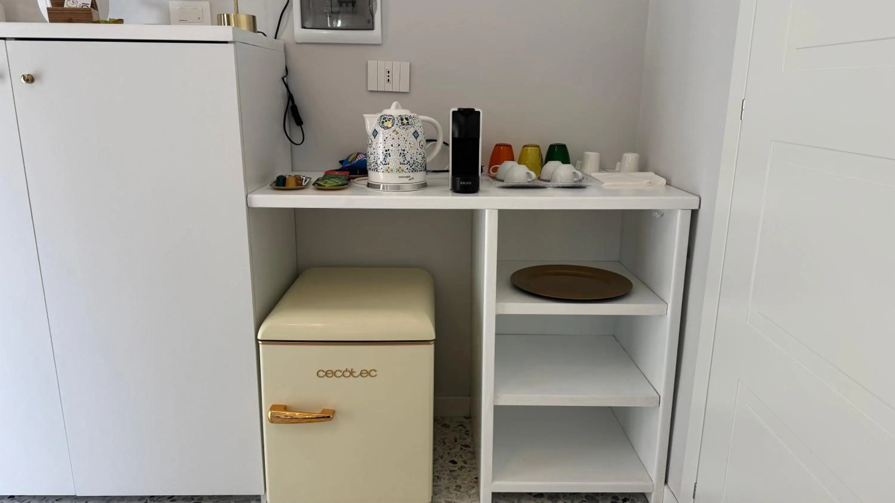 Kitchen or kitchenette in AC GOLD B&B Boutique Rooms & Suite