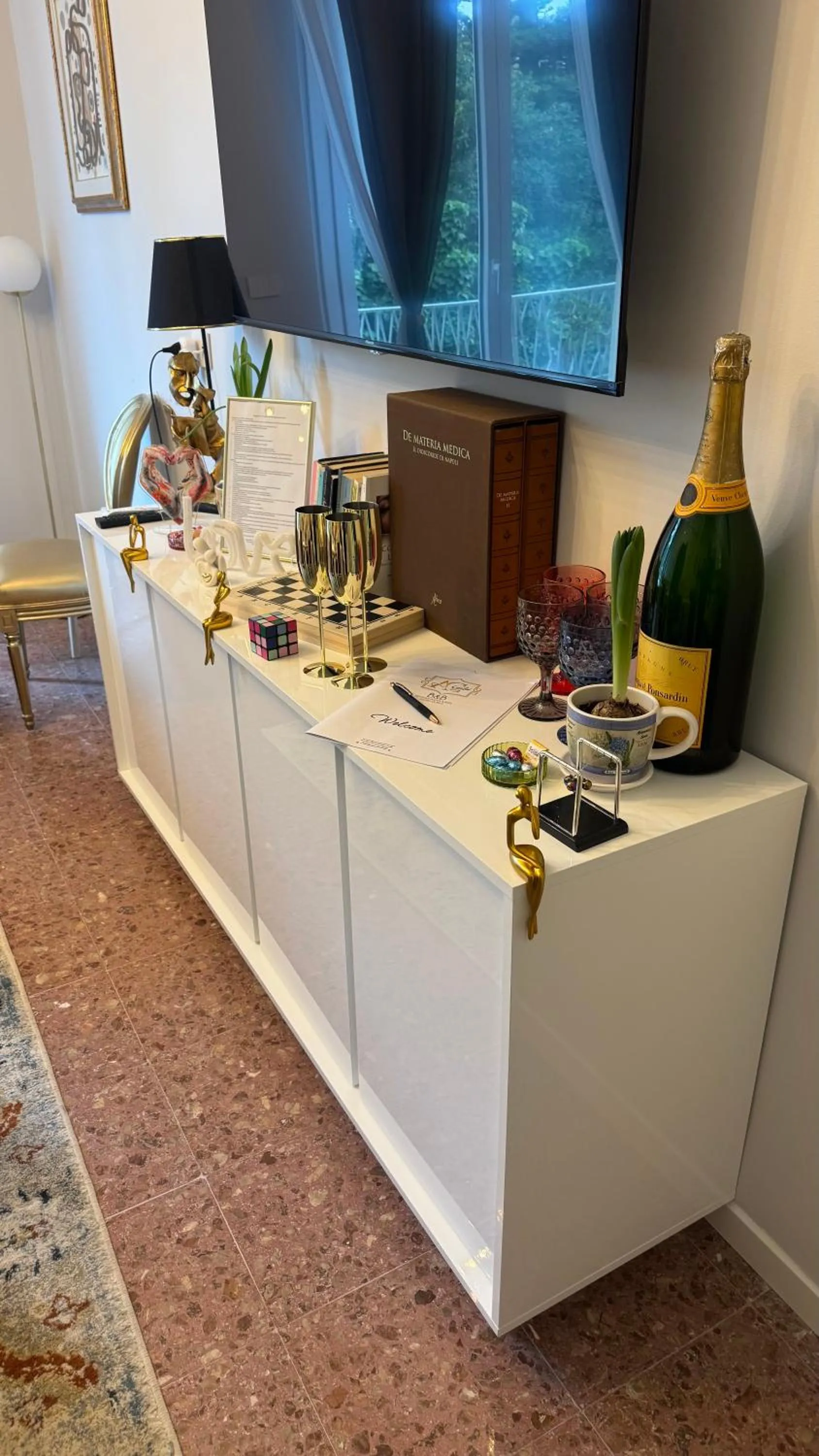 Living room in AC GOLD B&B Boutique Rooms & Suite