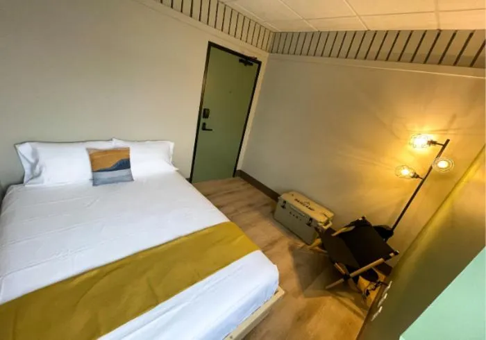 Bed in Zenith Basecamp