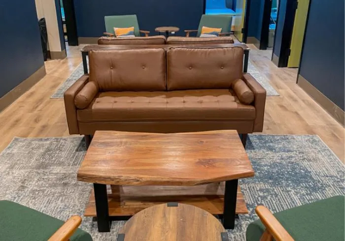 Communal lounge/ TV room in Zenith Basecamp