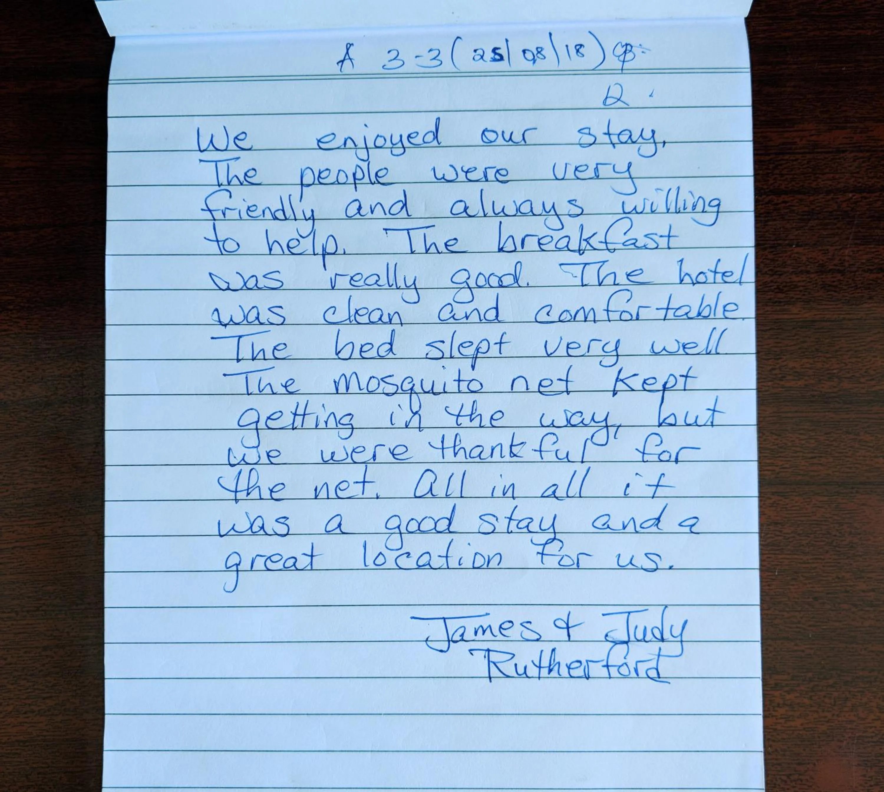 Guests in Prestige Hotel Suites