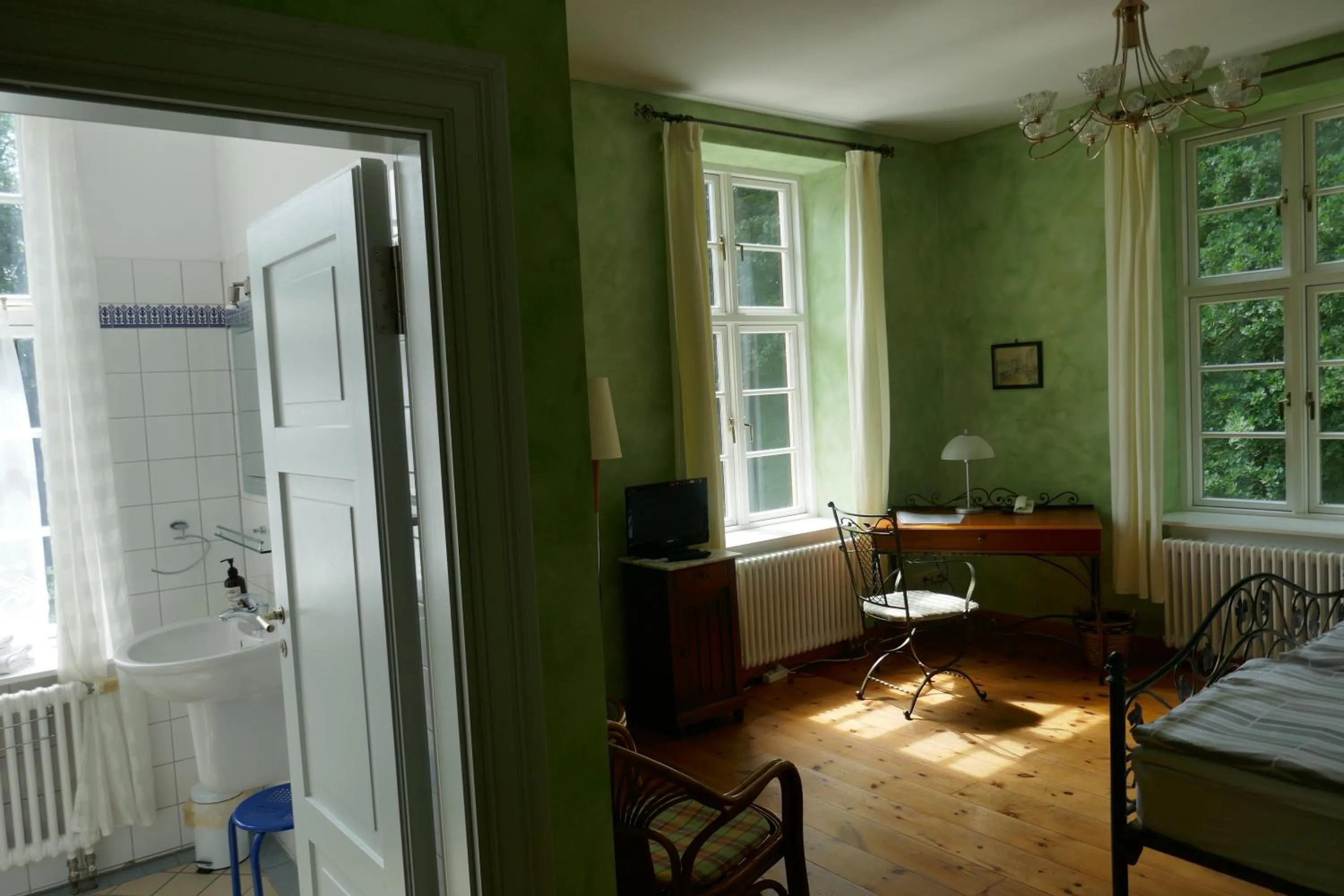 Bed in Landhaus Schloss Kölzow