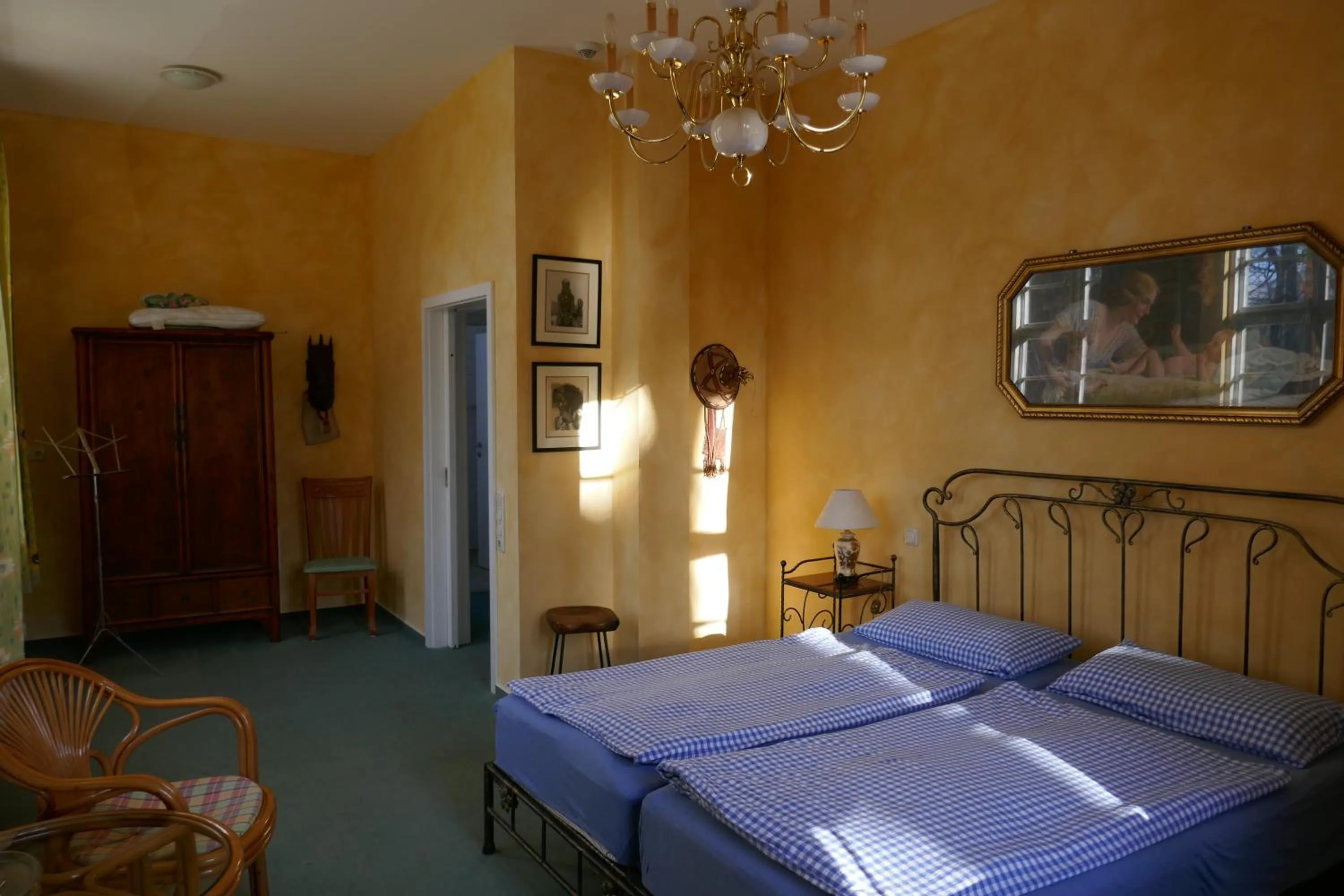 Bed in Landhaus Schloss Kölzow