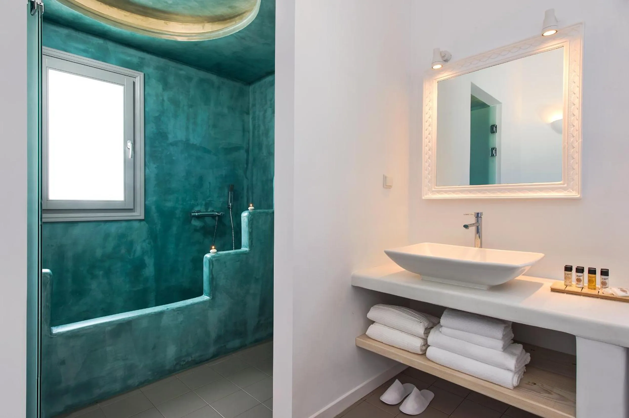 Bathroom in Villa Irini Fira - Adults Only