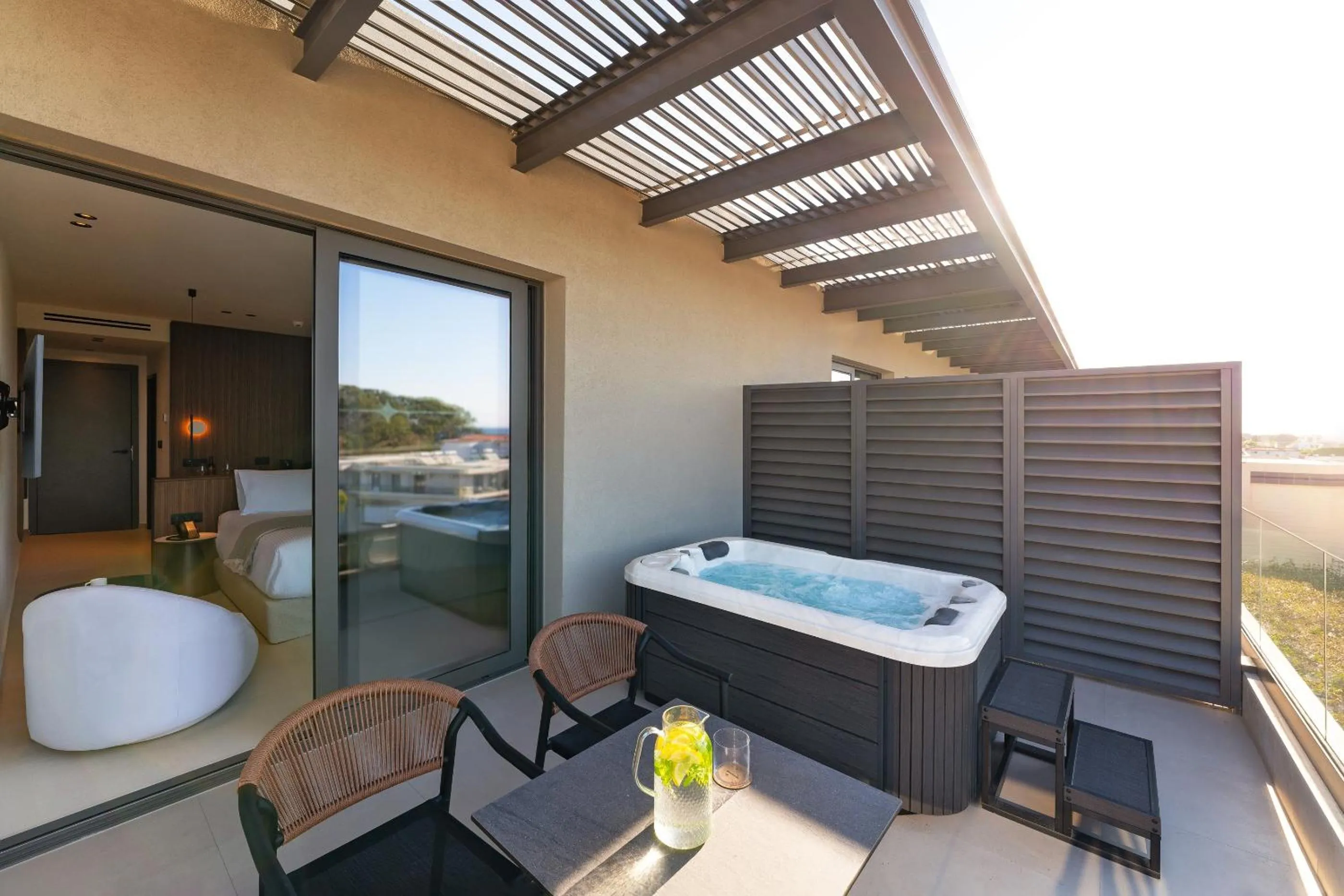 Hot Tub in Alizo Comfort Chic Stay Rhodes - Adults Only