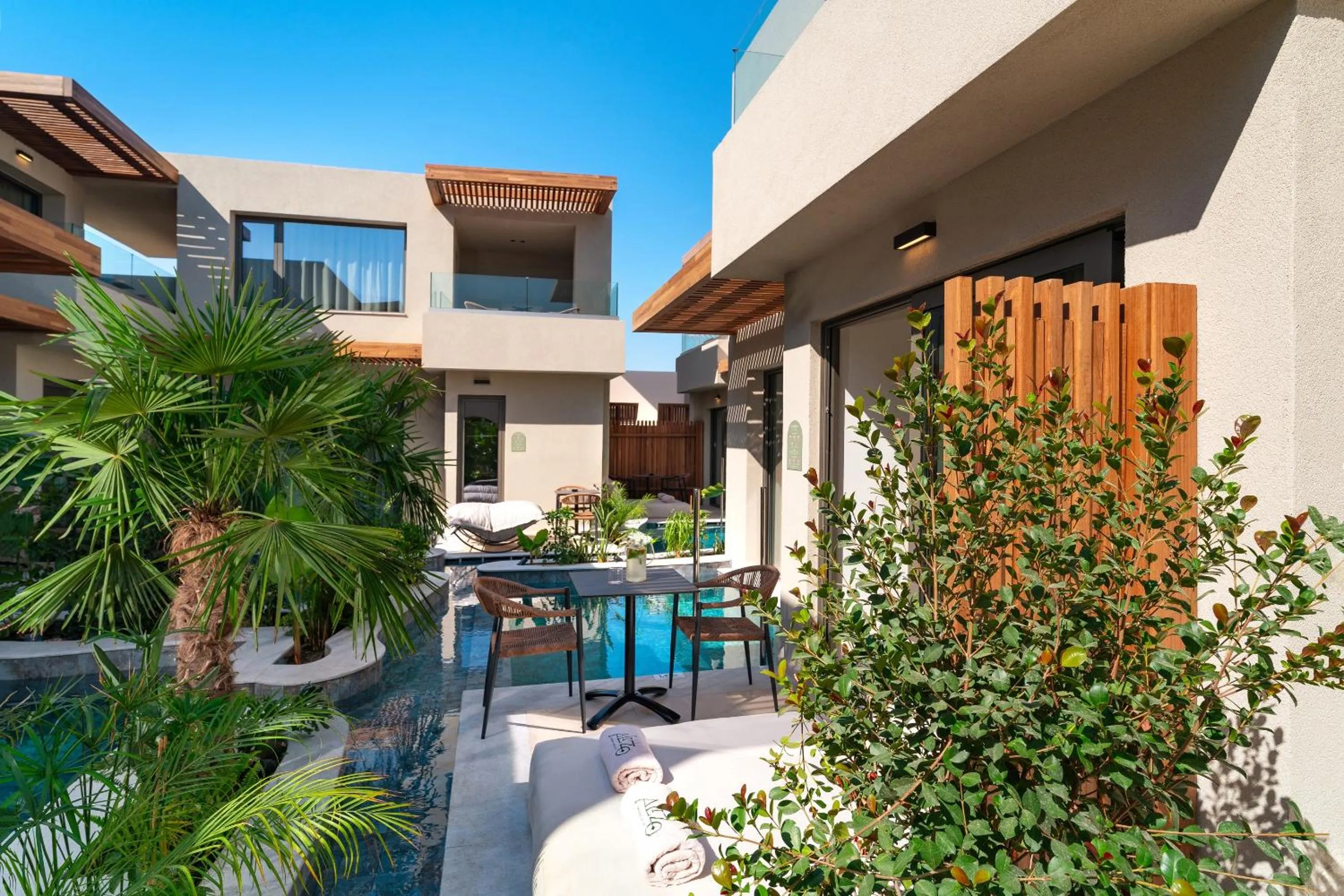 Patio in Alizo Comfort Chic Stay Rhodes - Adults Only