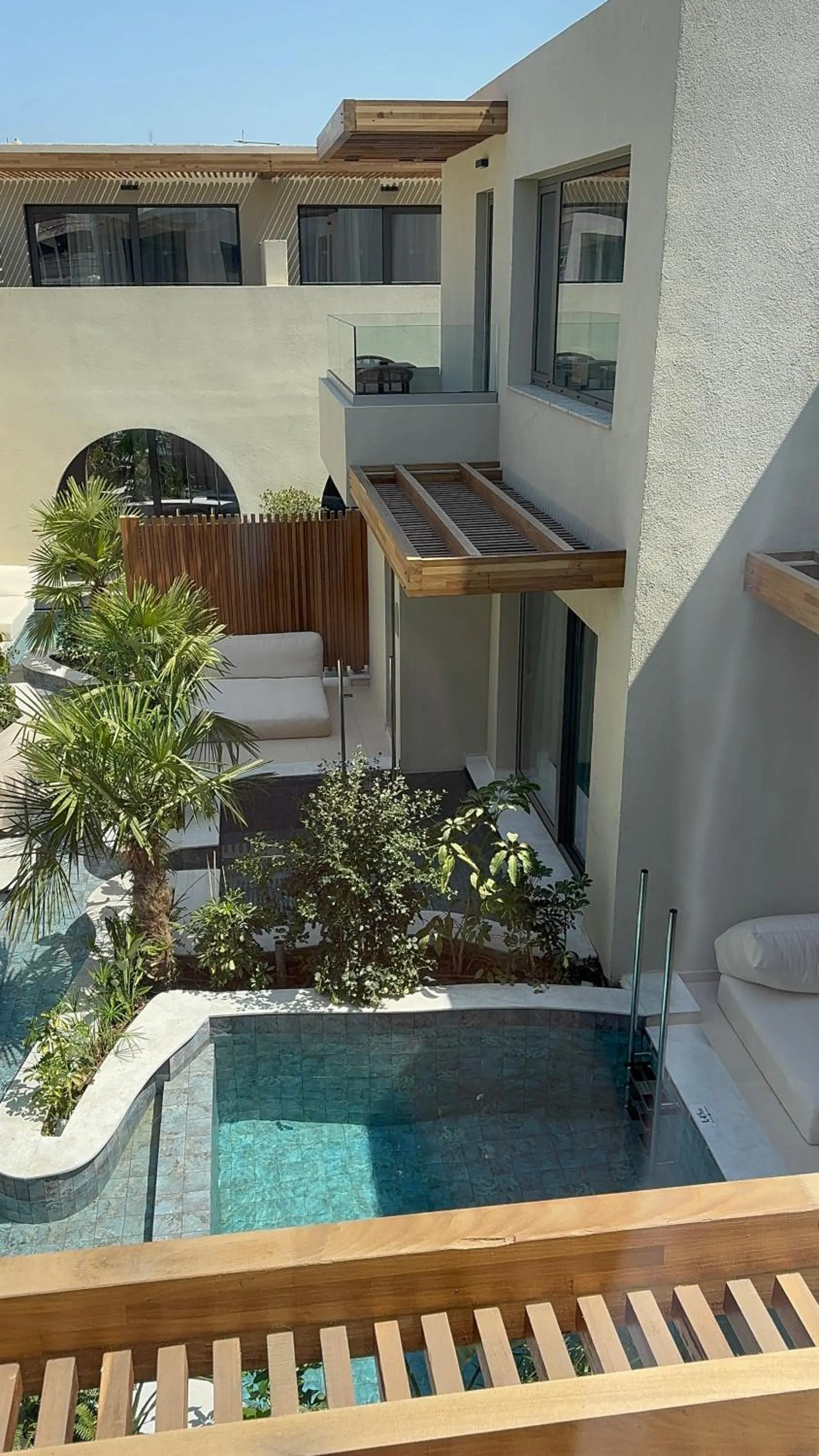 Pool view in Alizo Comfort Chic Stay Rhodes - Adults Only