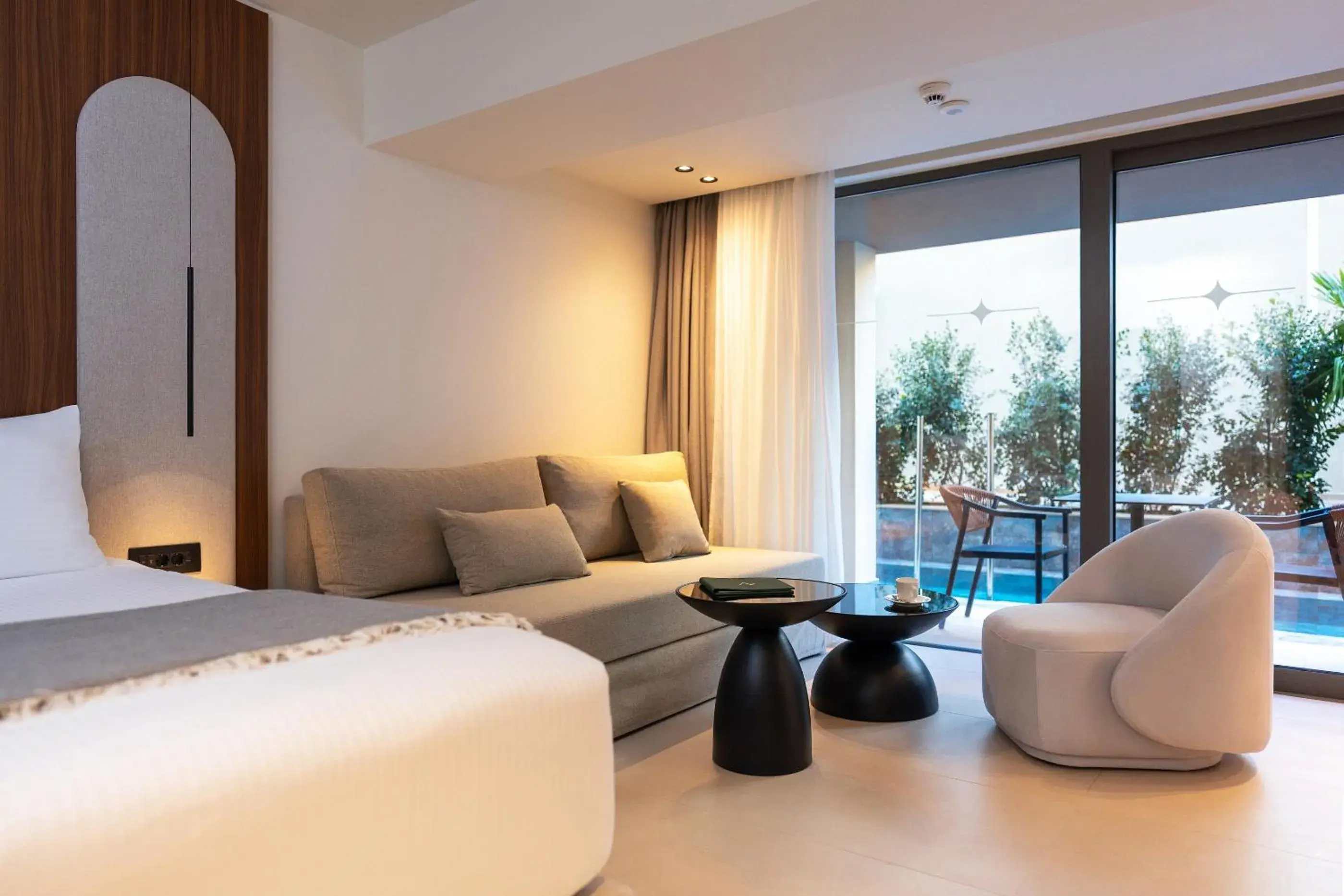 Deluxe Triple Room with Heated Swim Up Pool in Alizo Comfort Chic Stay Rhodes - Adults Only Deluxe Triple Room with Heated Swim Up Pool in Alizo Comfort Chic Stay Rhodes - Adults Only