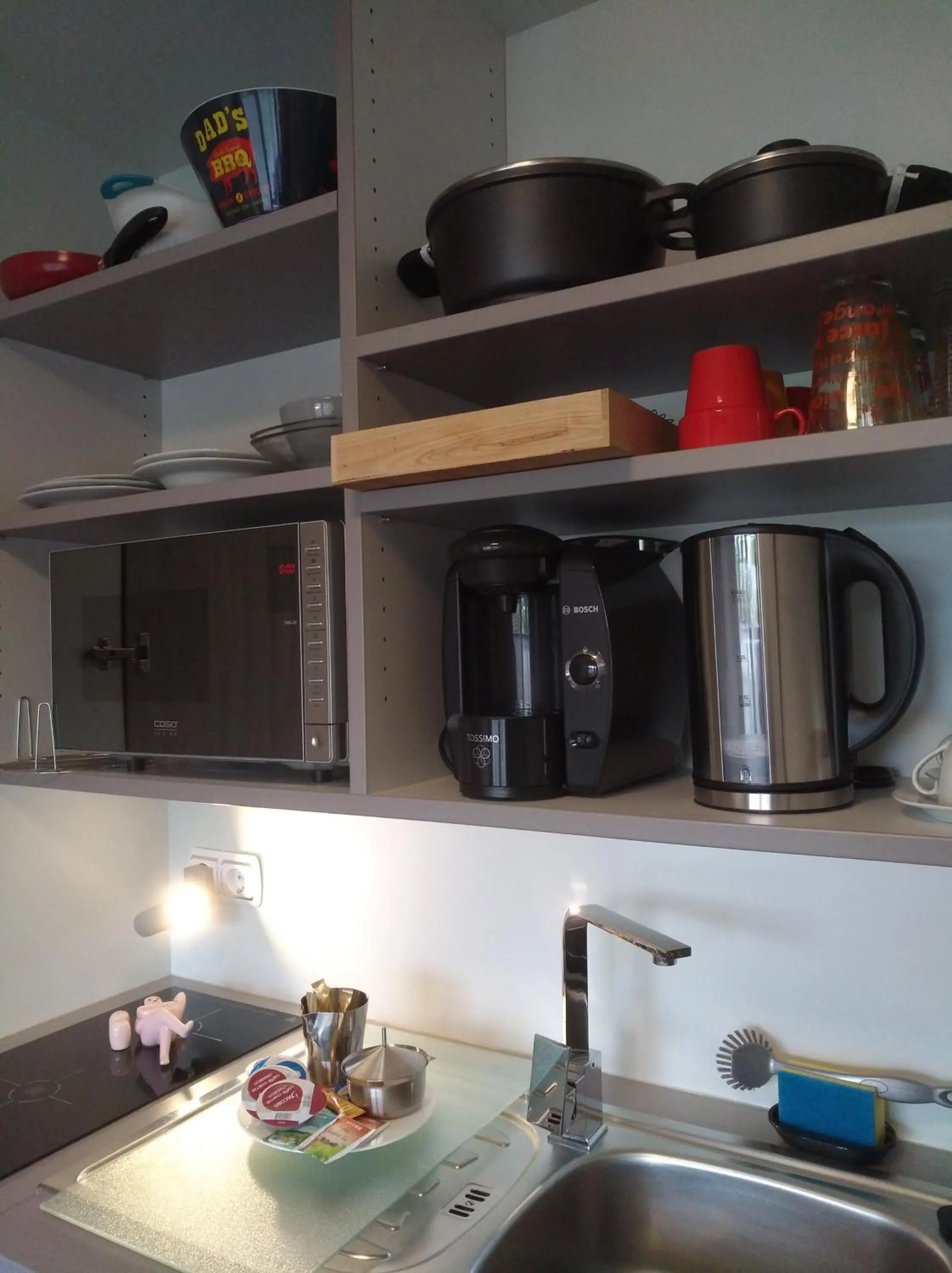 Kitchen or kitchenette in Business Apartments