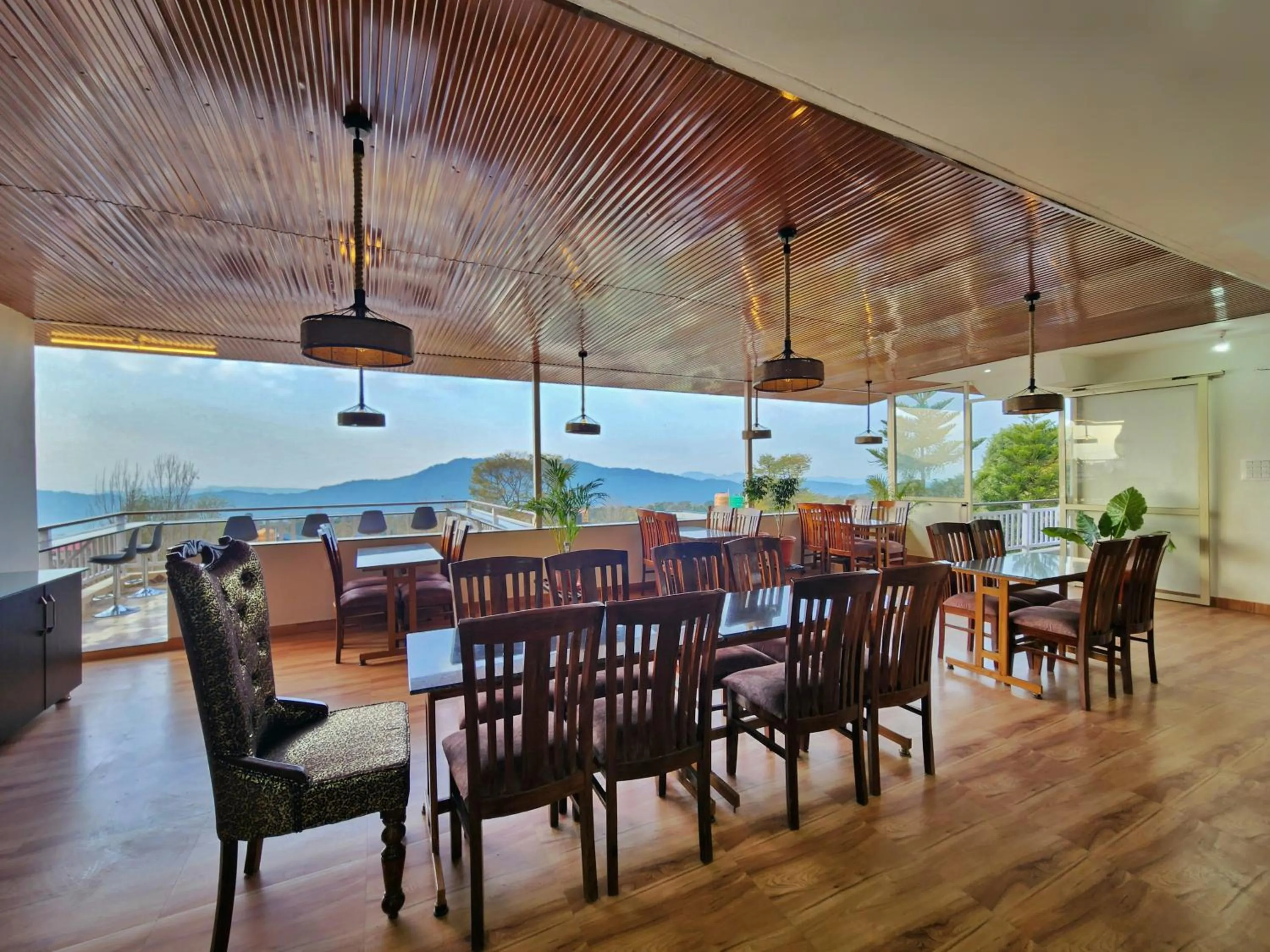 Seating area in Dorjee House Bir