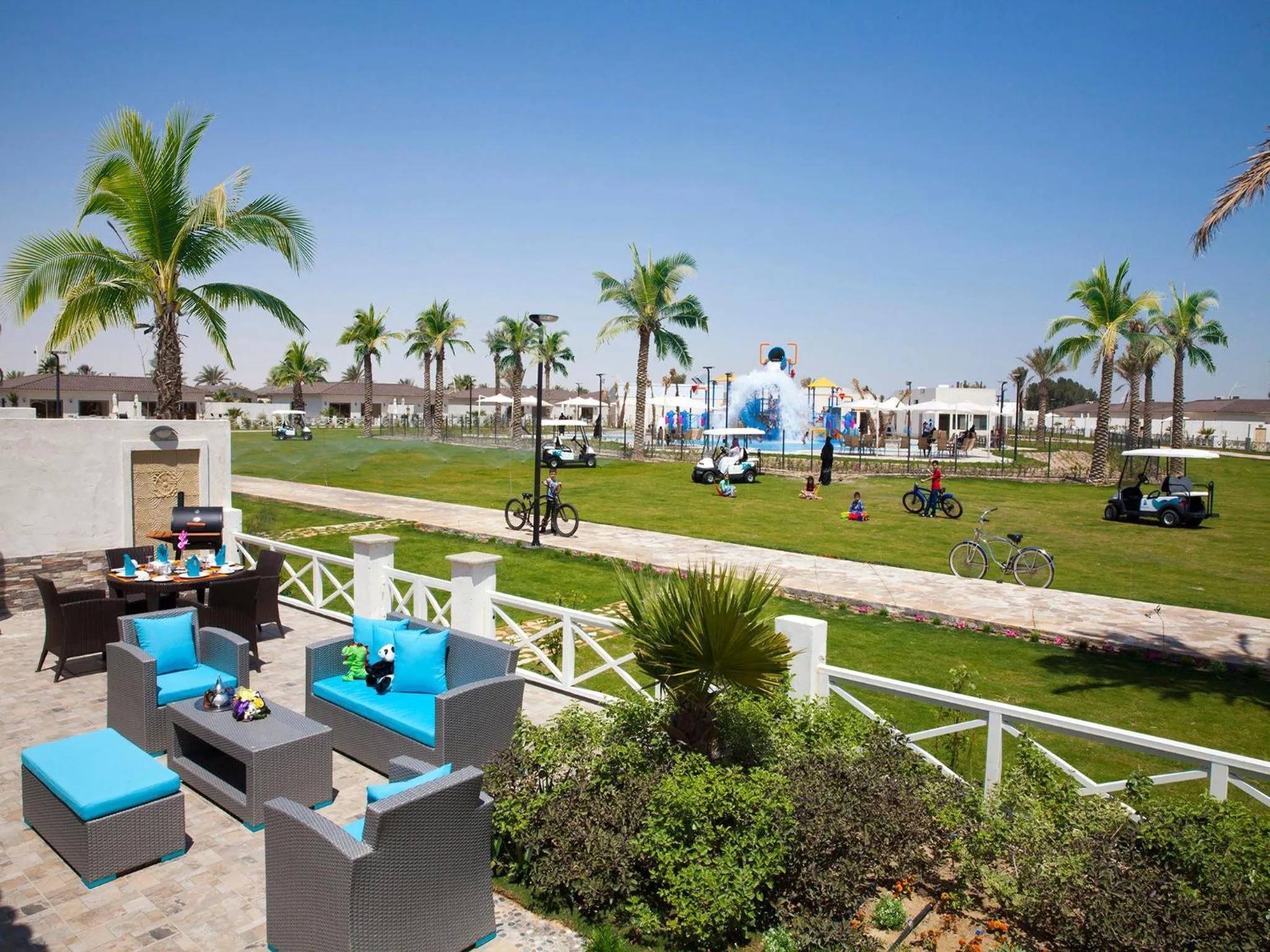 Patio in Dana Beach Resort