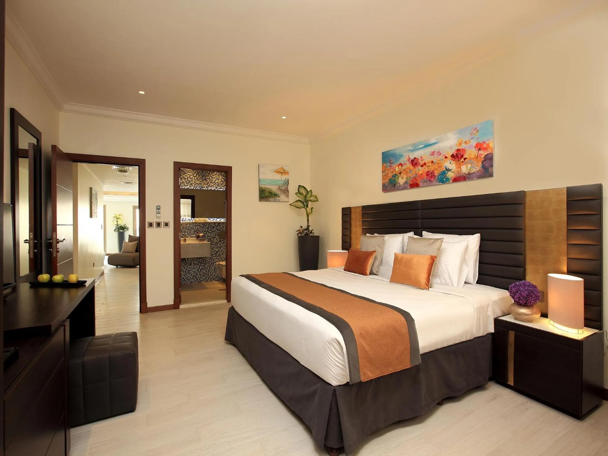 Bed in Dana Beach Resort