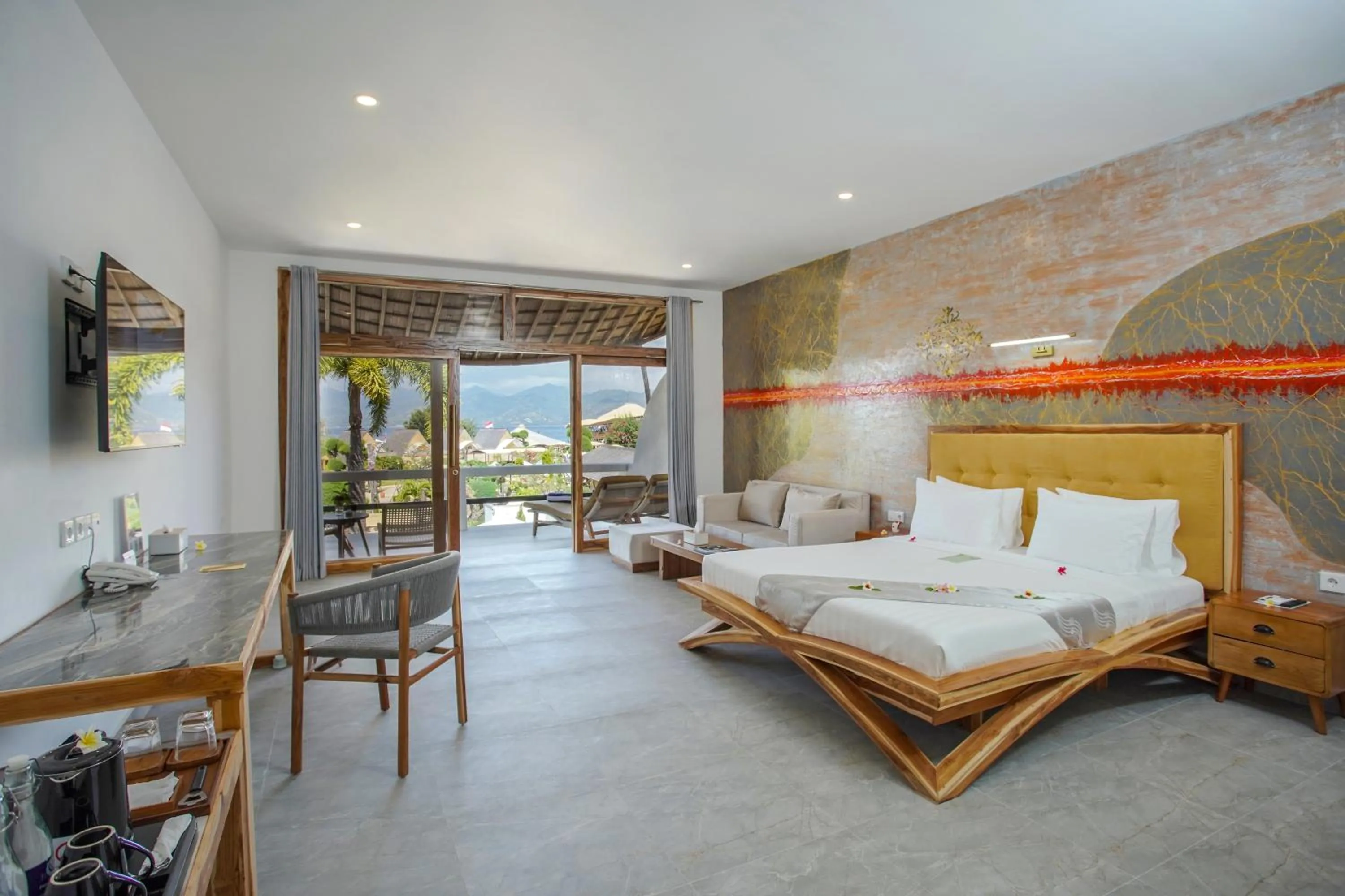 Bedroom, Bed in Pearl of Trawangan