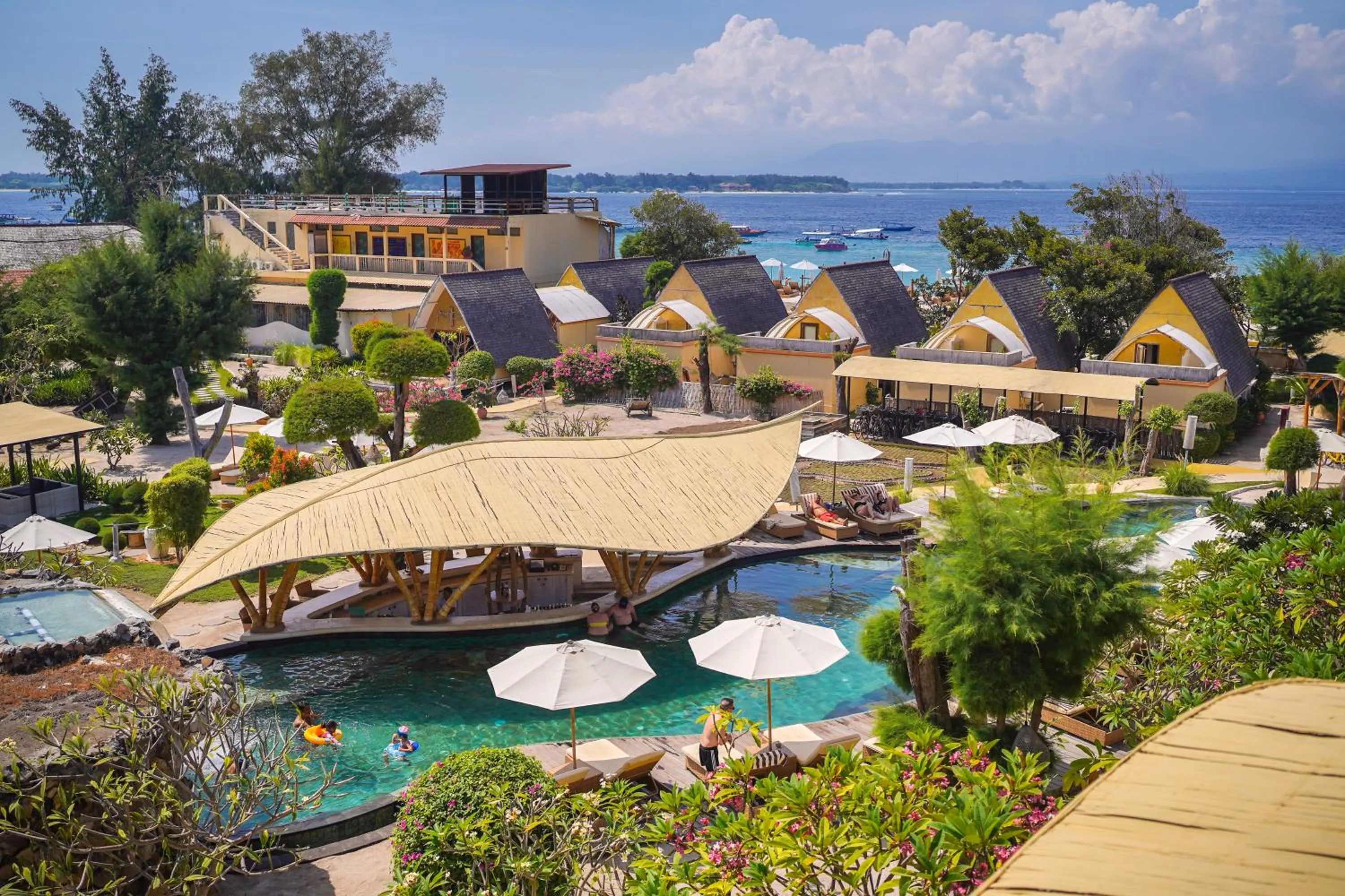 Natural landscape in Pearl of Trawangan