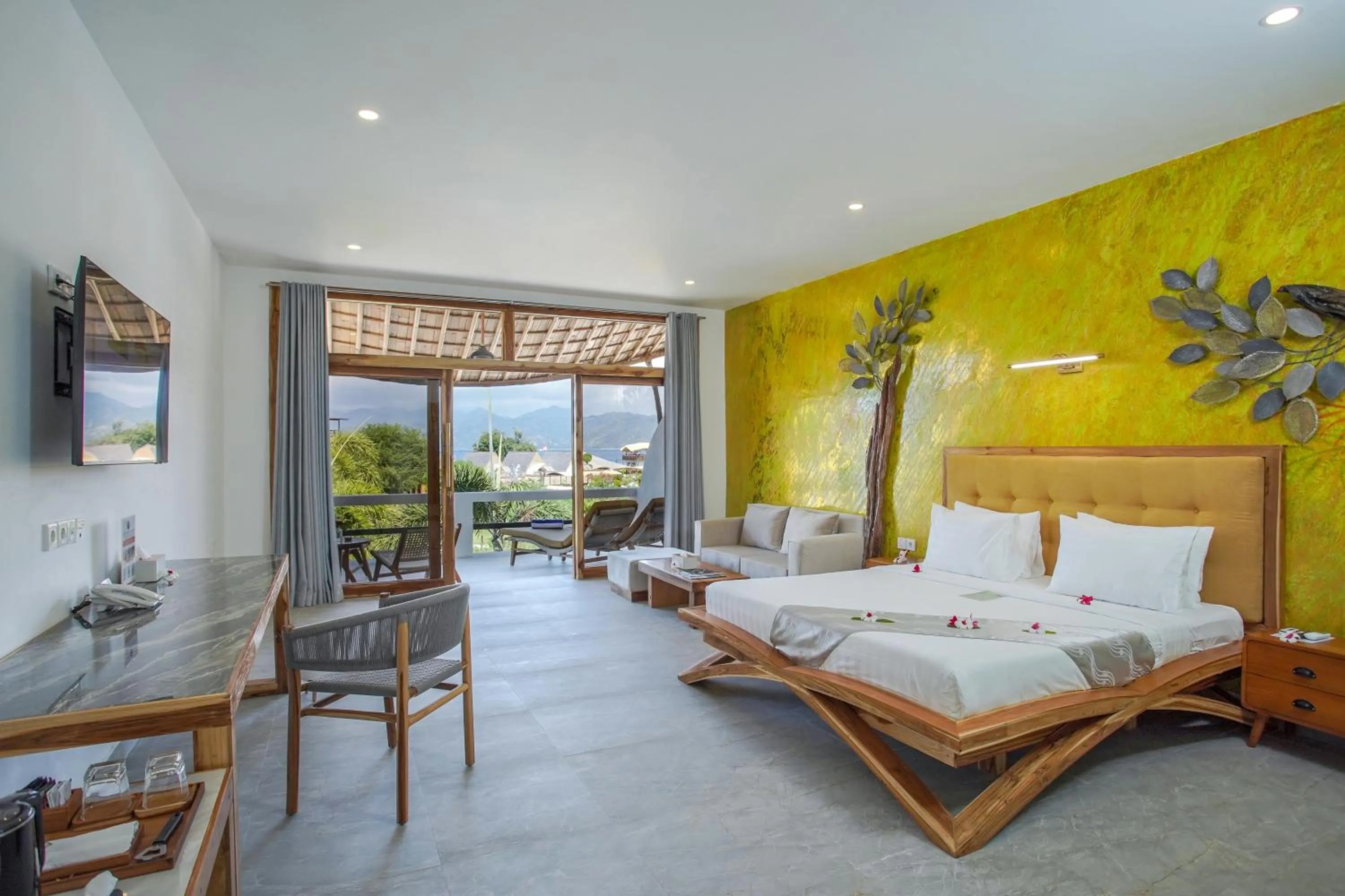 Bedroom, Bed in Pearl of Trawangan