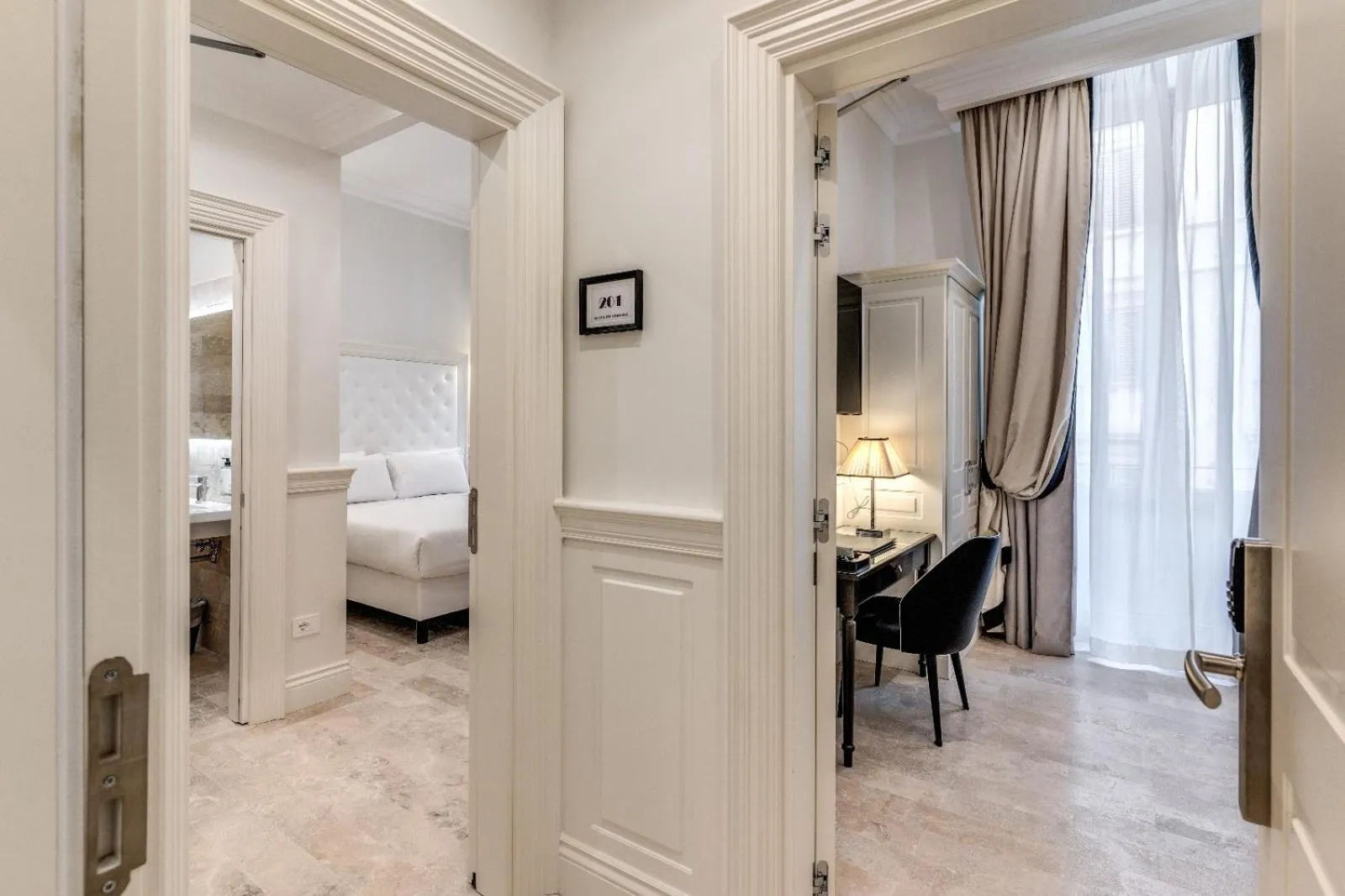 Photo of the whole room, Bed in ACA Hotel Viminale