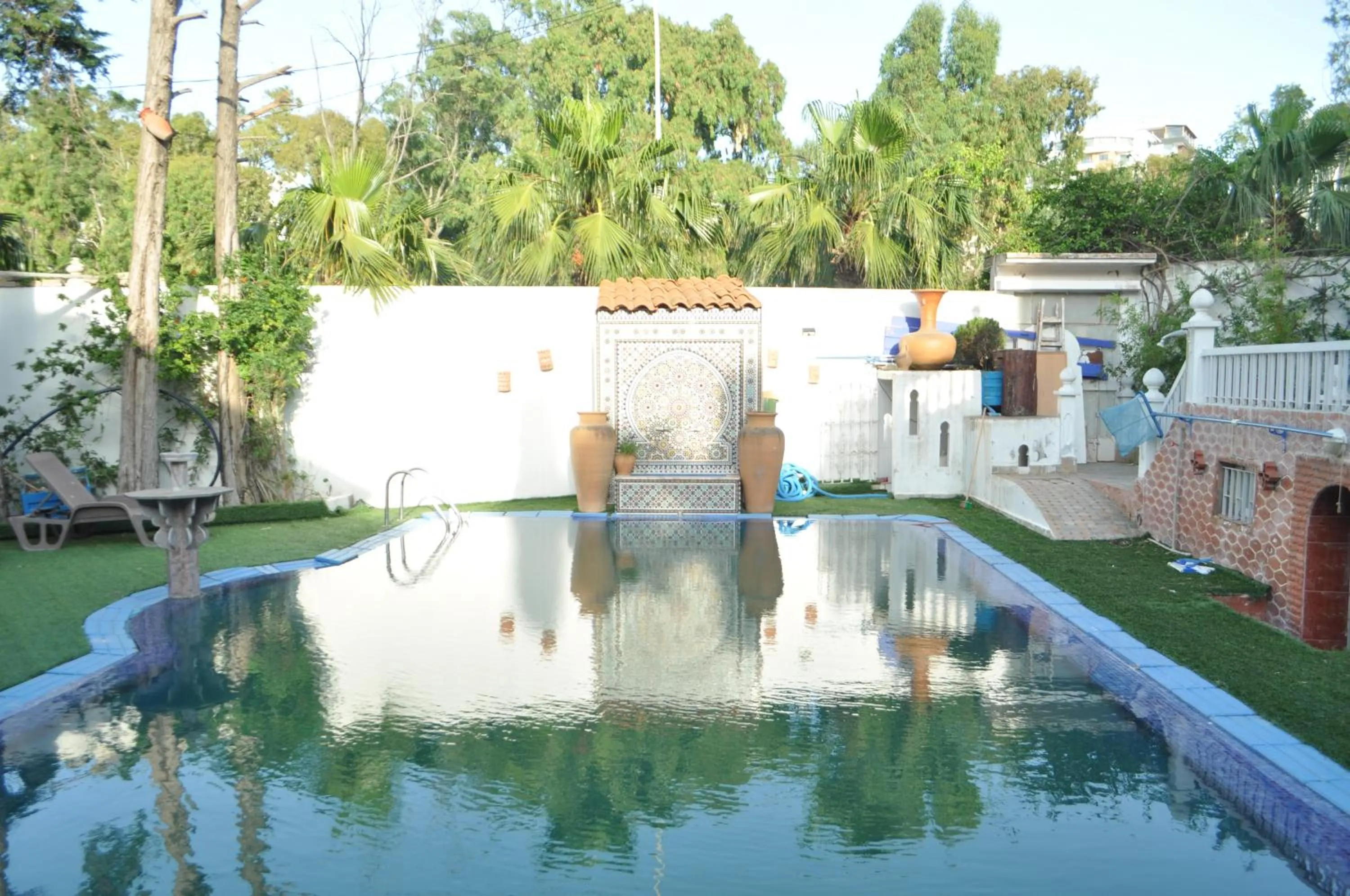 Swimming pool in Malabata Guest House