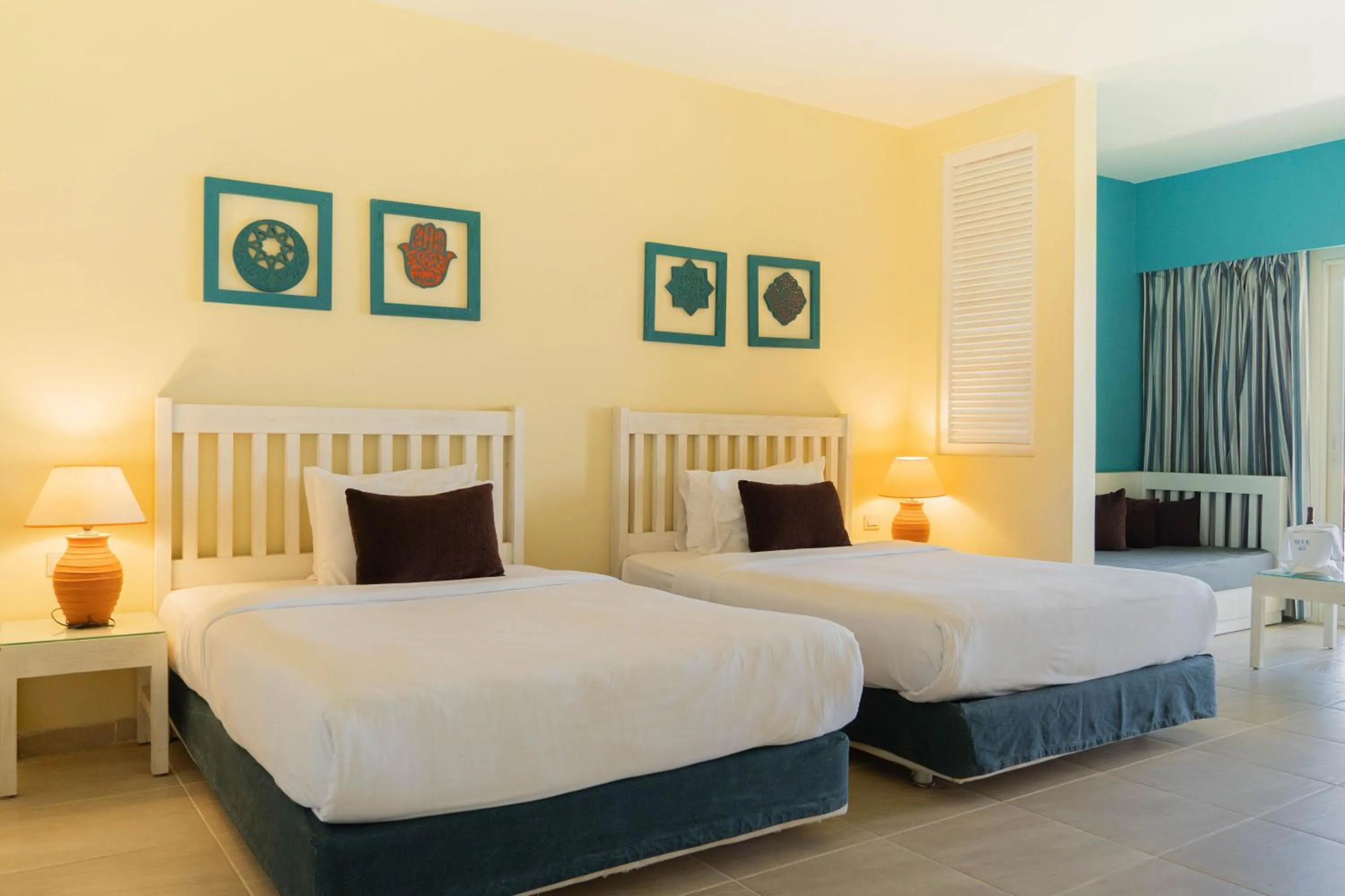 Bed in Caesar Bay Resort