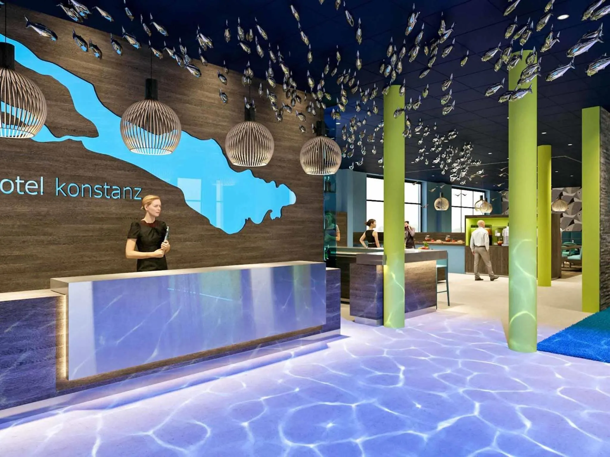 Lounge or bar in Ibis Styles Konstanz