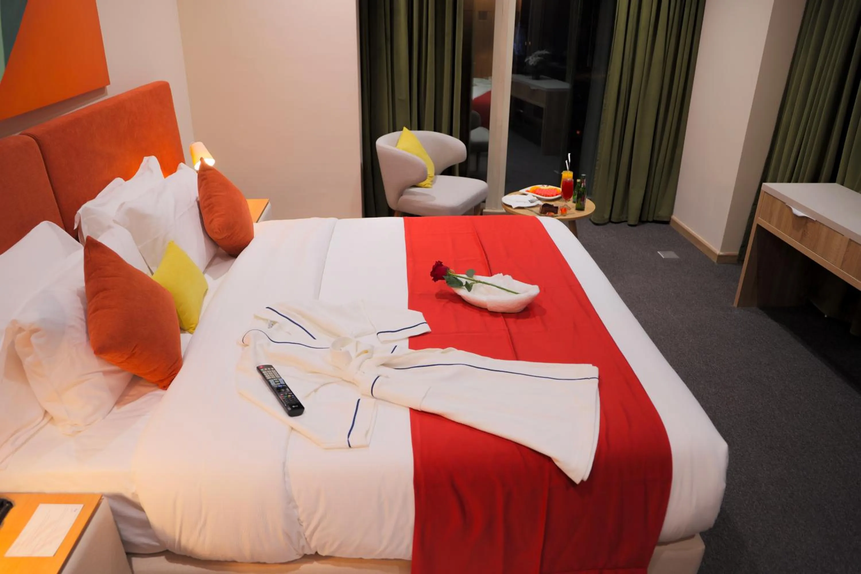 Bed in Novotel Suites Riyadh Centre