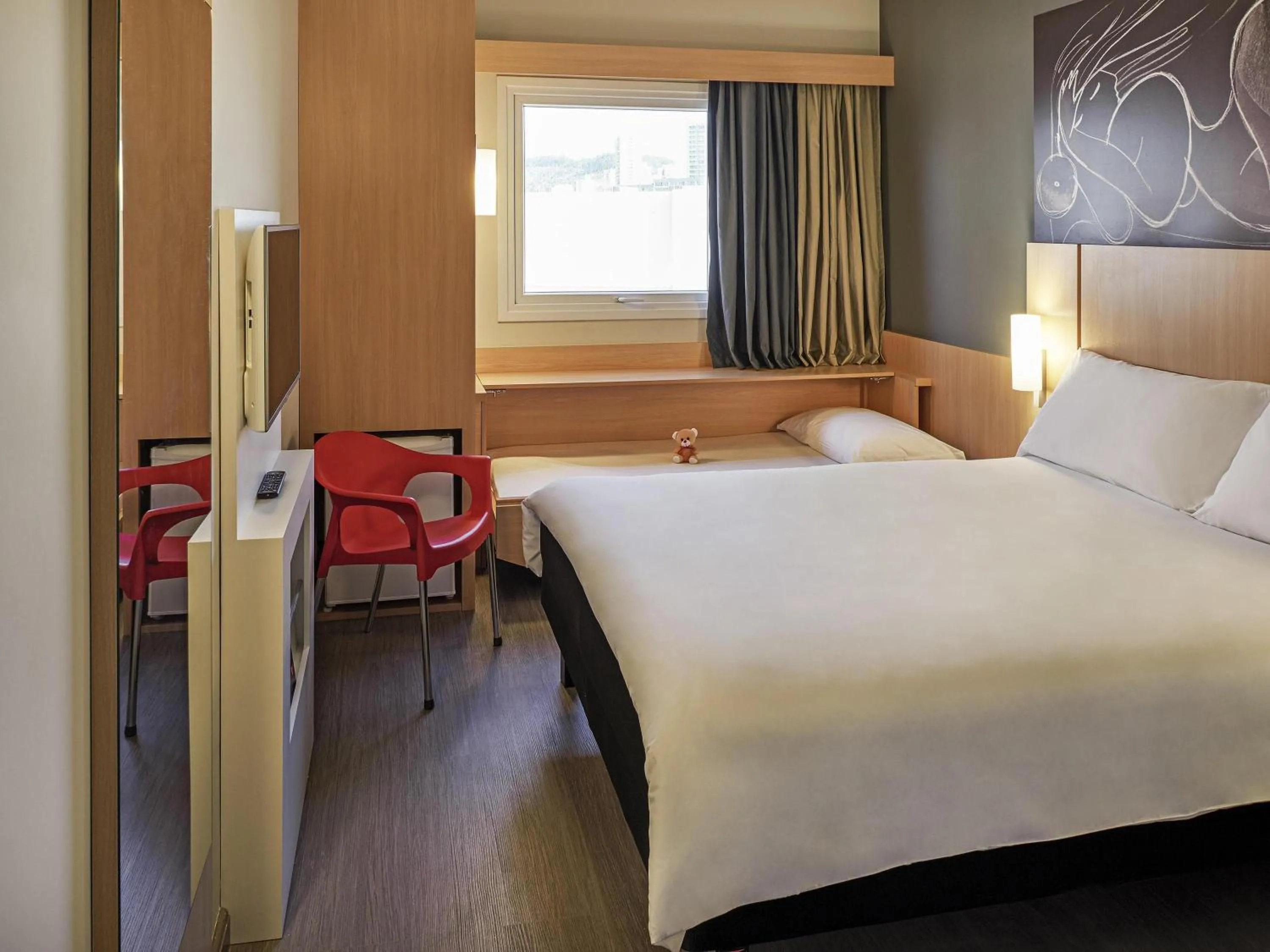 Bedroom, Bed in ibis Mogi das Cruzes Shopping