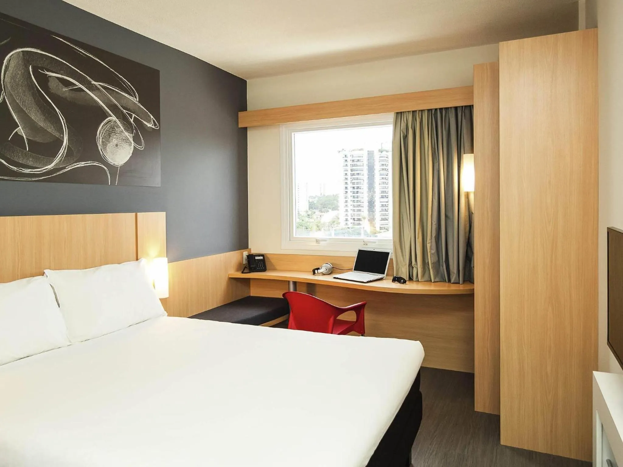 Bedroom, Bed in ibis Mogi das Cruzes Shopping