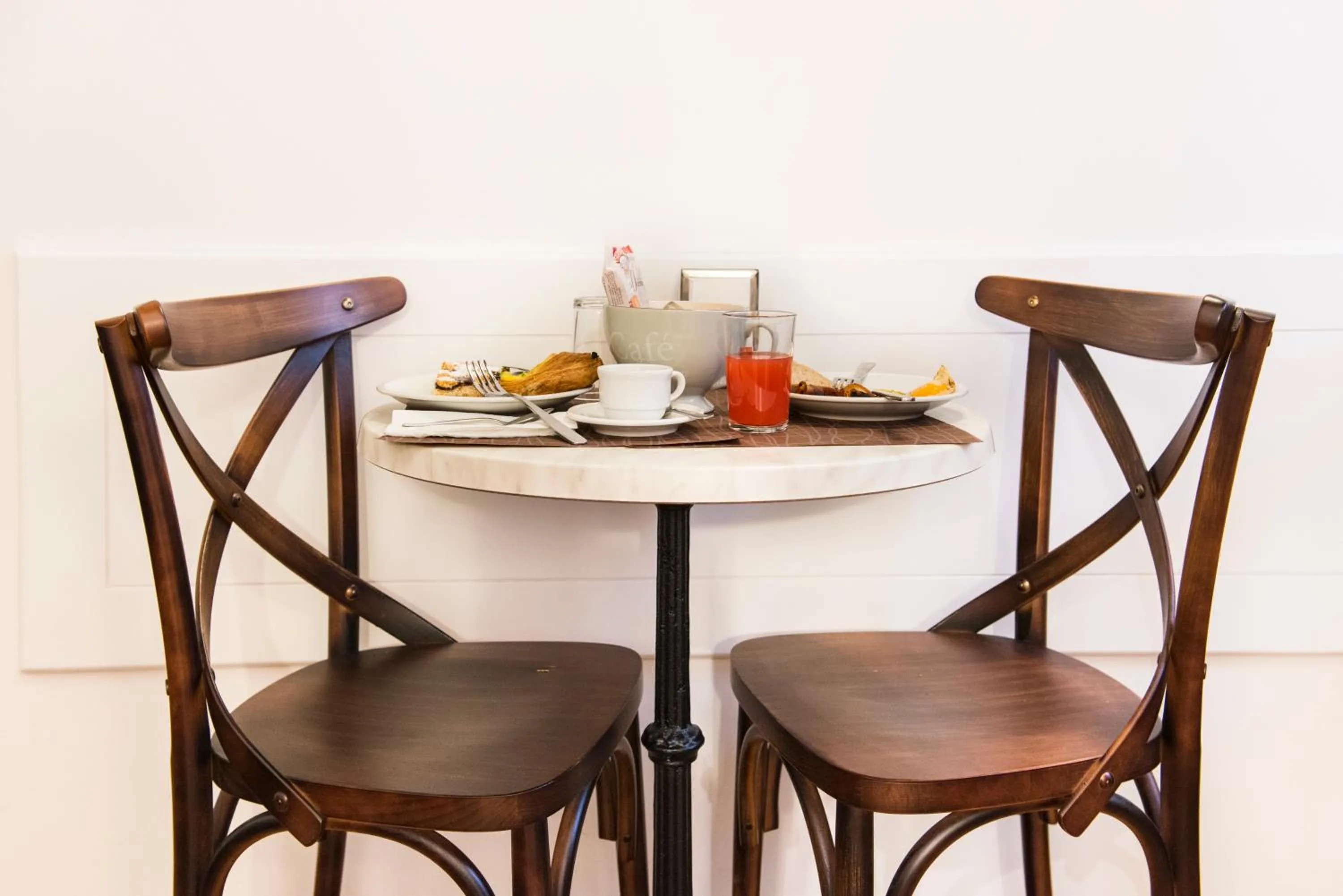 Food close-up in Domus Trevi