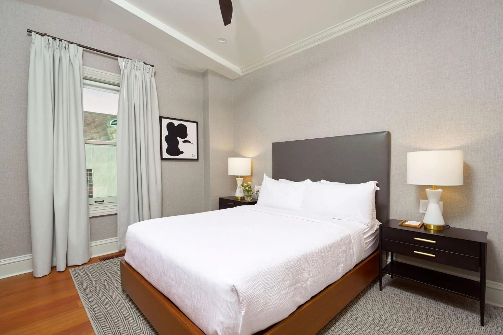 Bed in Hotel Richemont