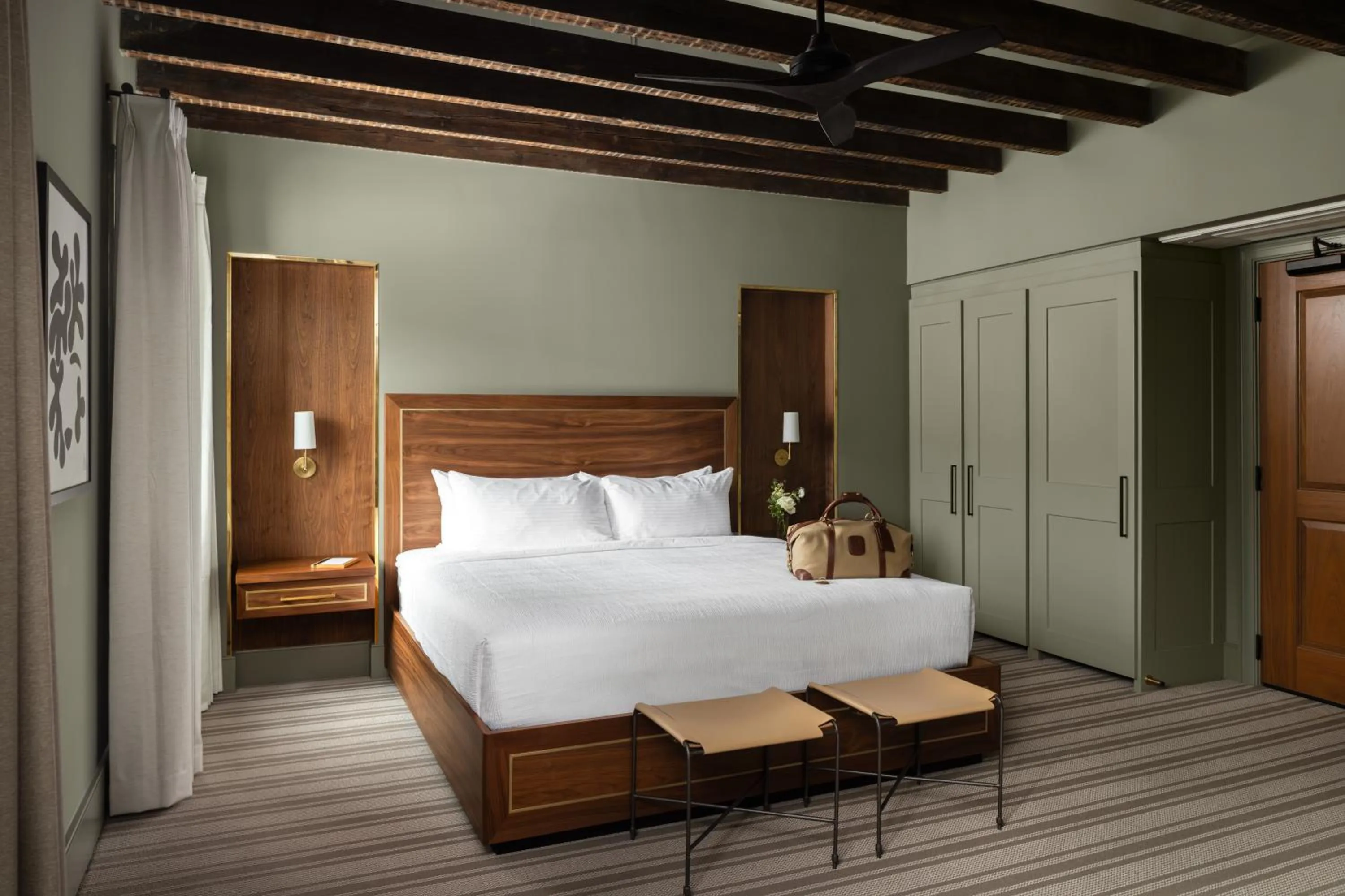 Bed in Hotel Richemont