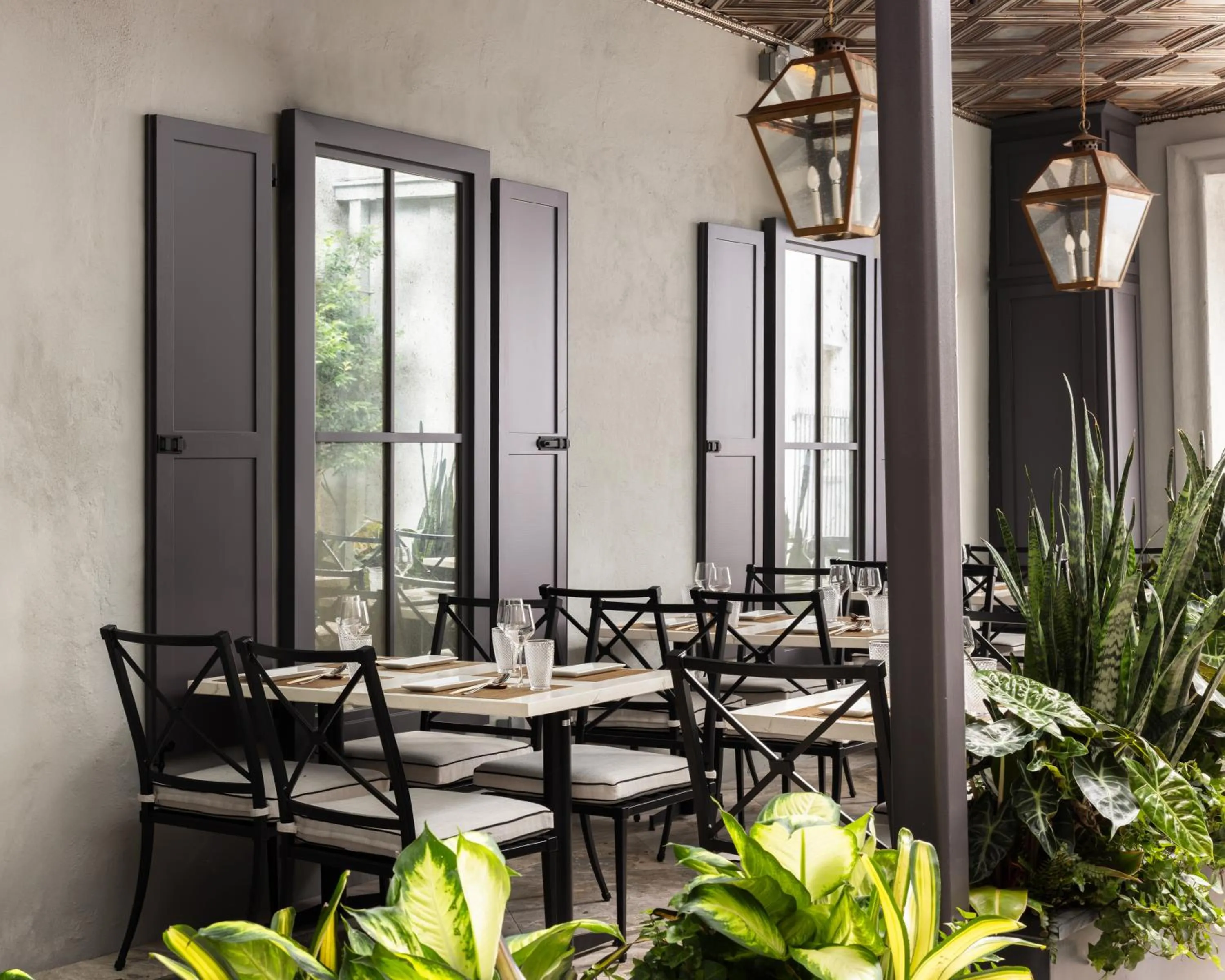 Patio in Hotel Richemont