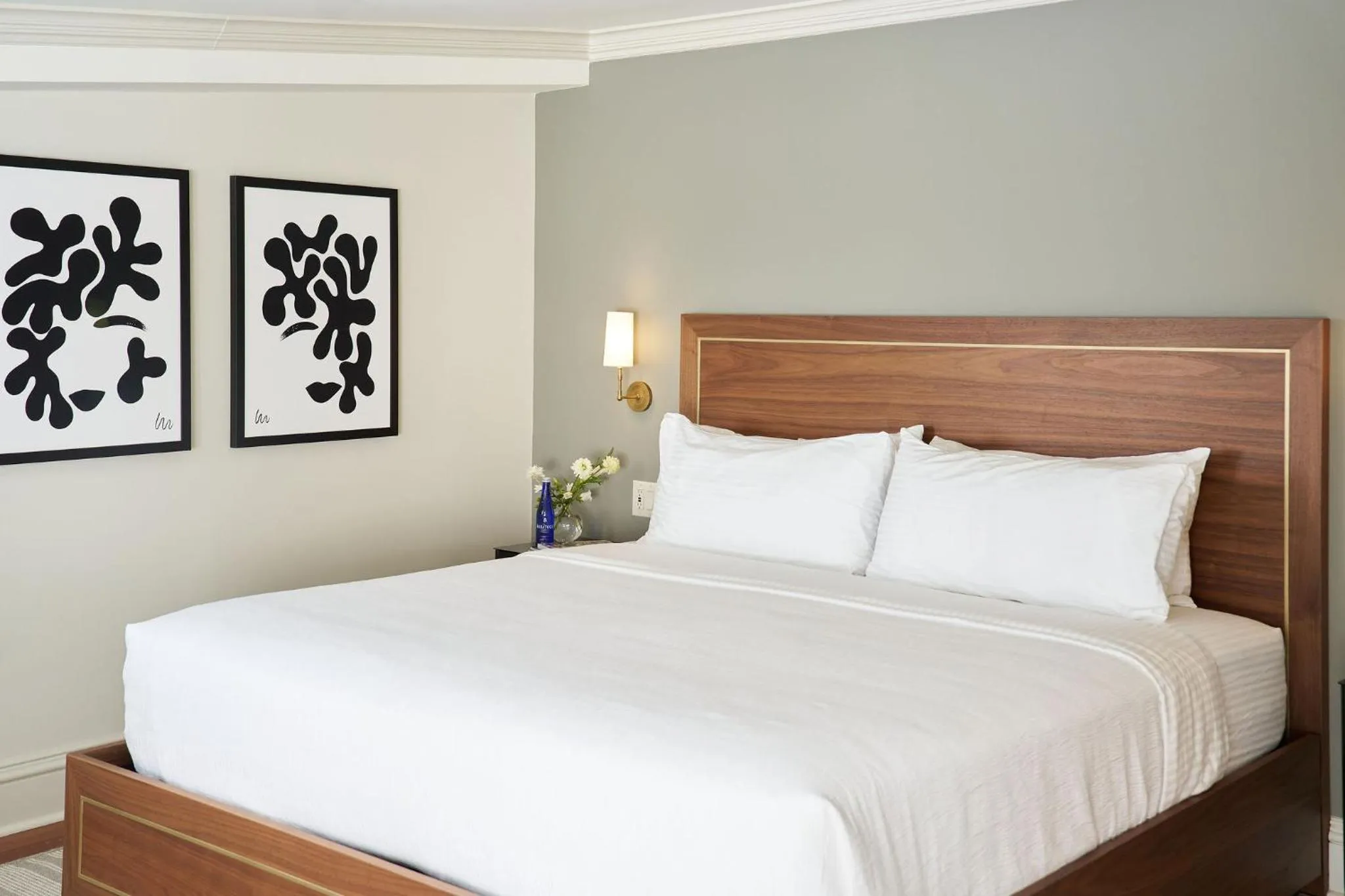 Bed in Hotel Richemont