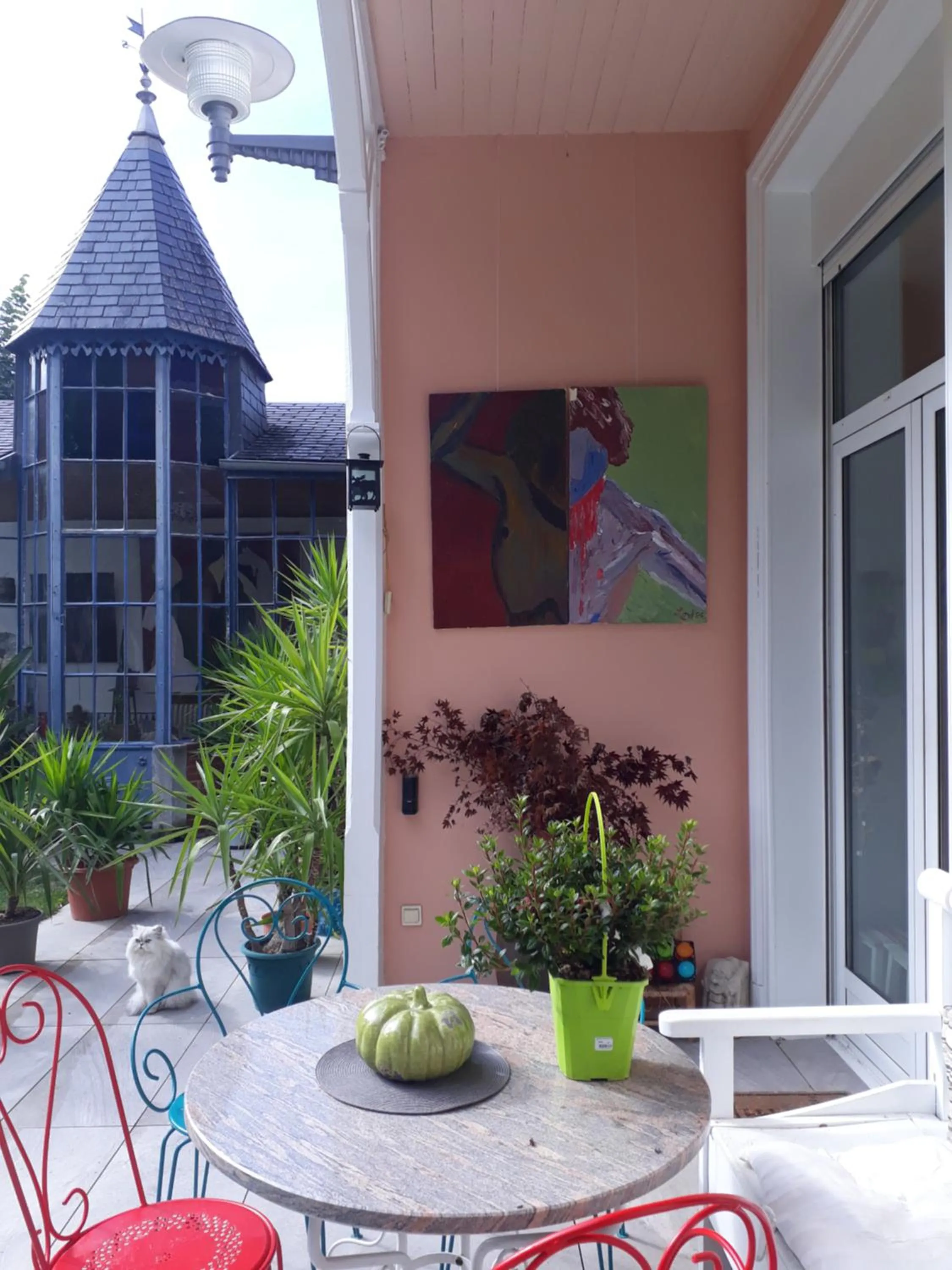 Patio in Chambres Rue De Lorry